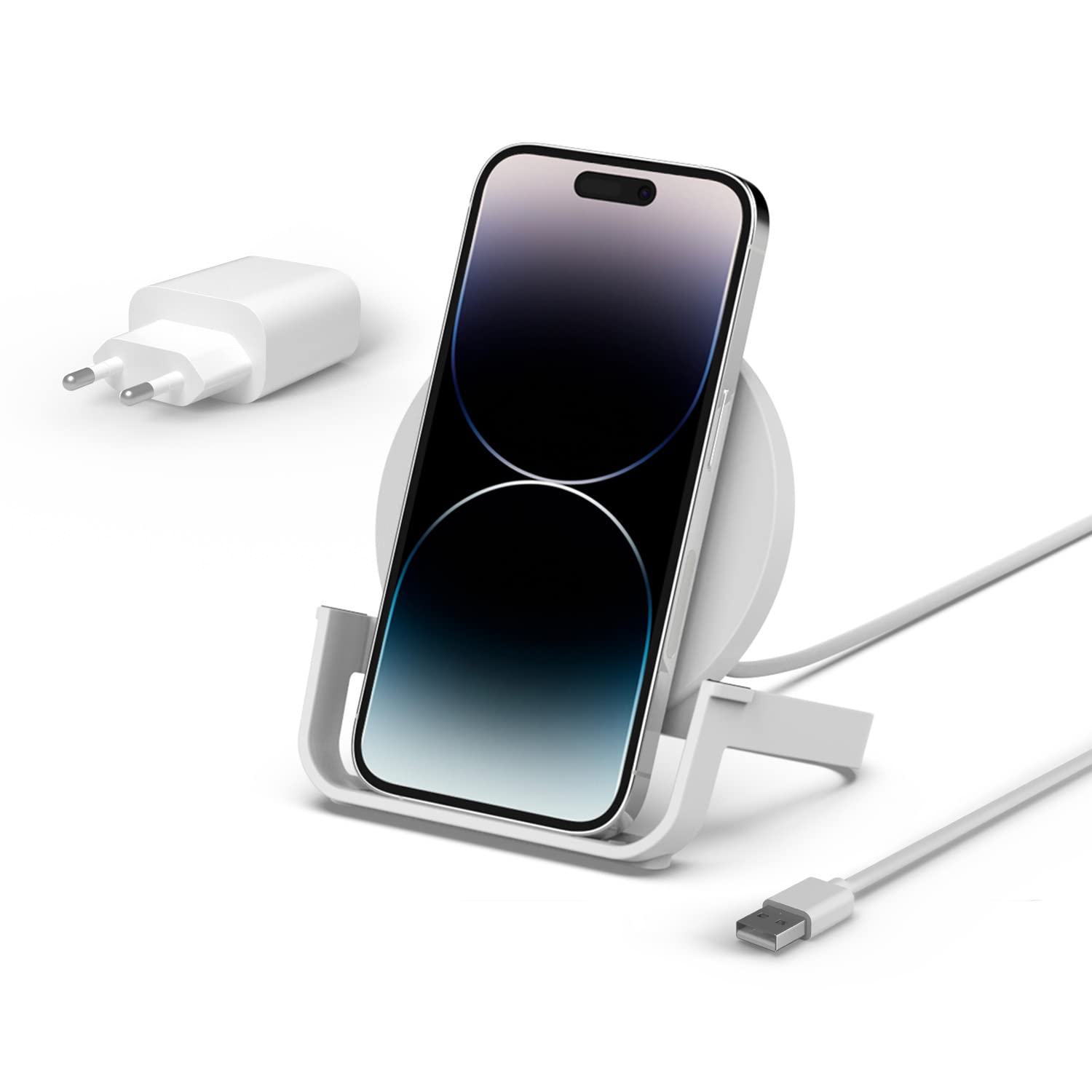 belkin-boostcharge-chargeur-induction-stand-10-w-sans-fil-certifi-qi-mode-paysag image 1