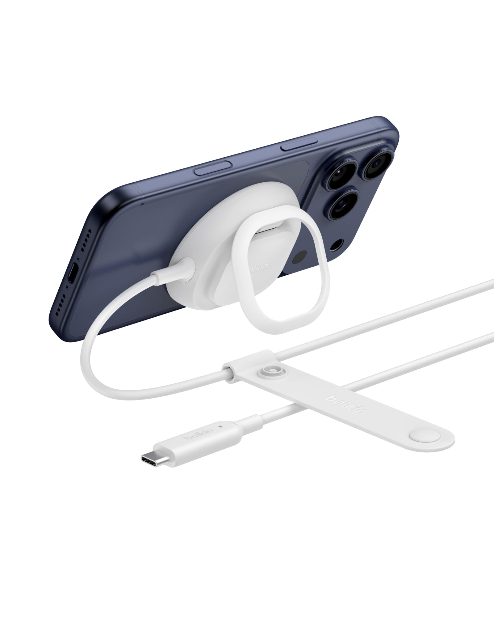 belkin-ultracharge-chargeur-magn-tique-qi2-25-w-sans-fil-compatible-magsafe-refr image 1