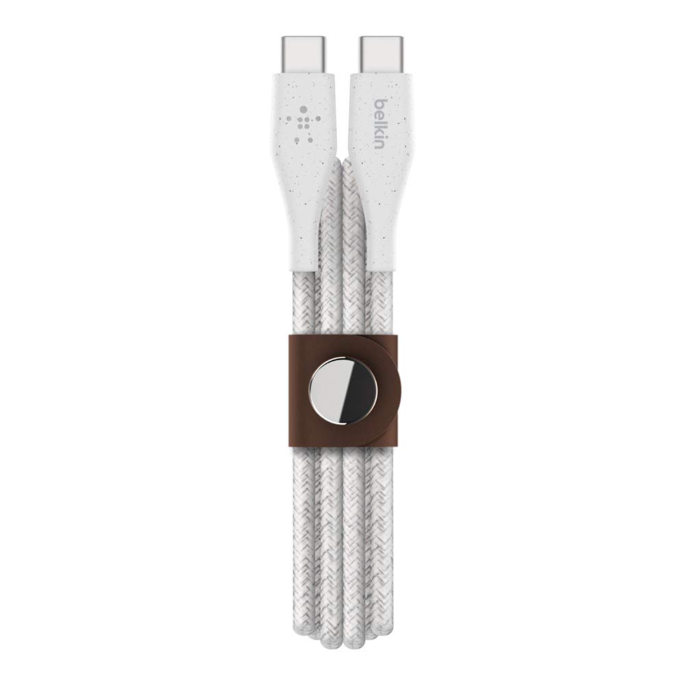 belkin-boostcharge-c-ble-usb-c-vers-usb-c-tress-avec-sangle-cuir-charge-rapide-u image 5