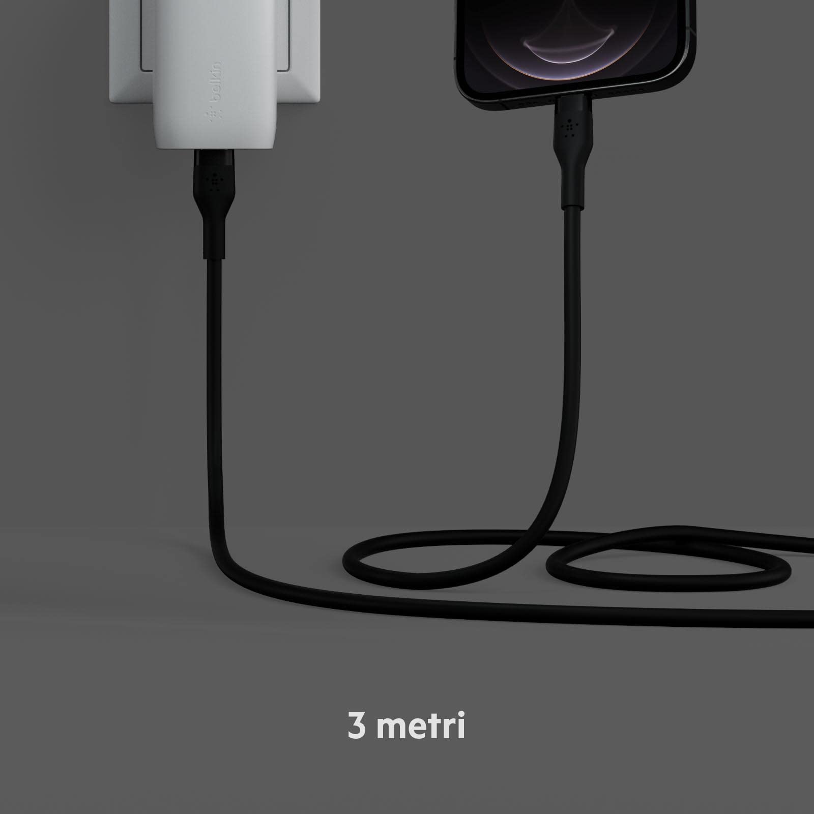 belkin-boostcharge-flex-c-ble-usb-c-vers-lightning-3-m-en-silicone-certifi-mfi-2 image 6