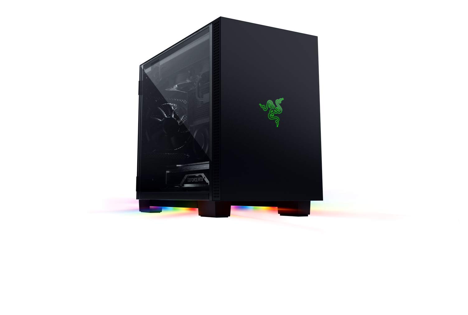 razer-tomahawk-mini-itx-bo-tier-pc-gaming-en-aluminium-avec-razer-chroma-rgb-dou image 1