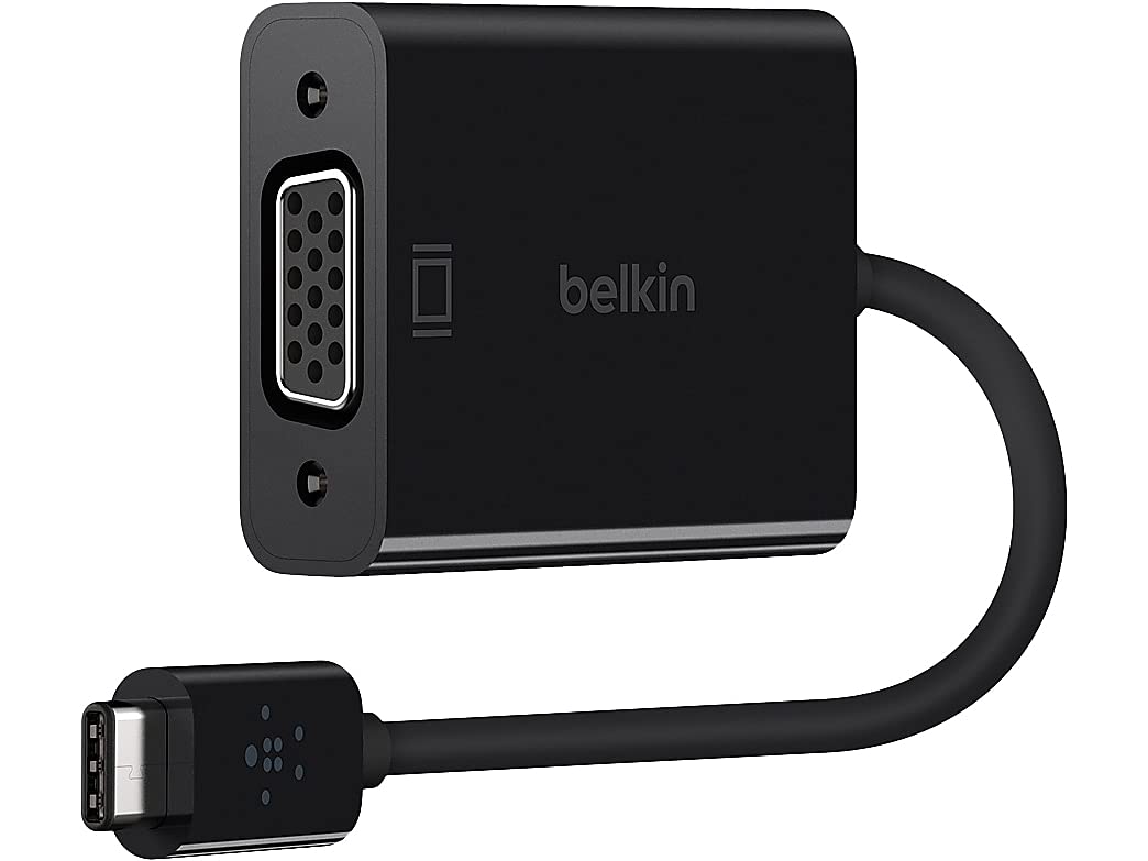 belkin-adaptateur-usb-c-vers-vga-15-cm-plug-and-play-compatible-ipad-pro-macbook image 1