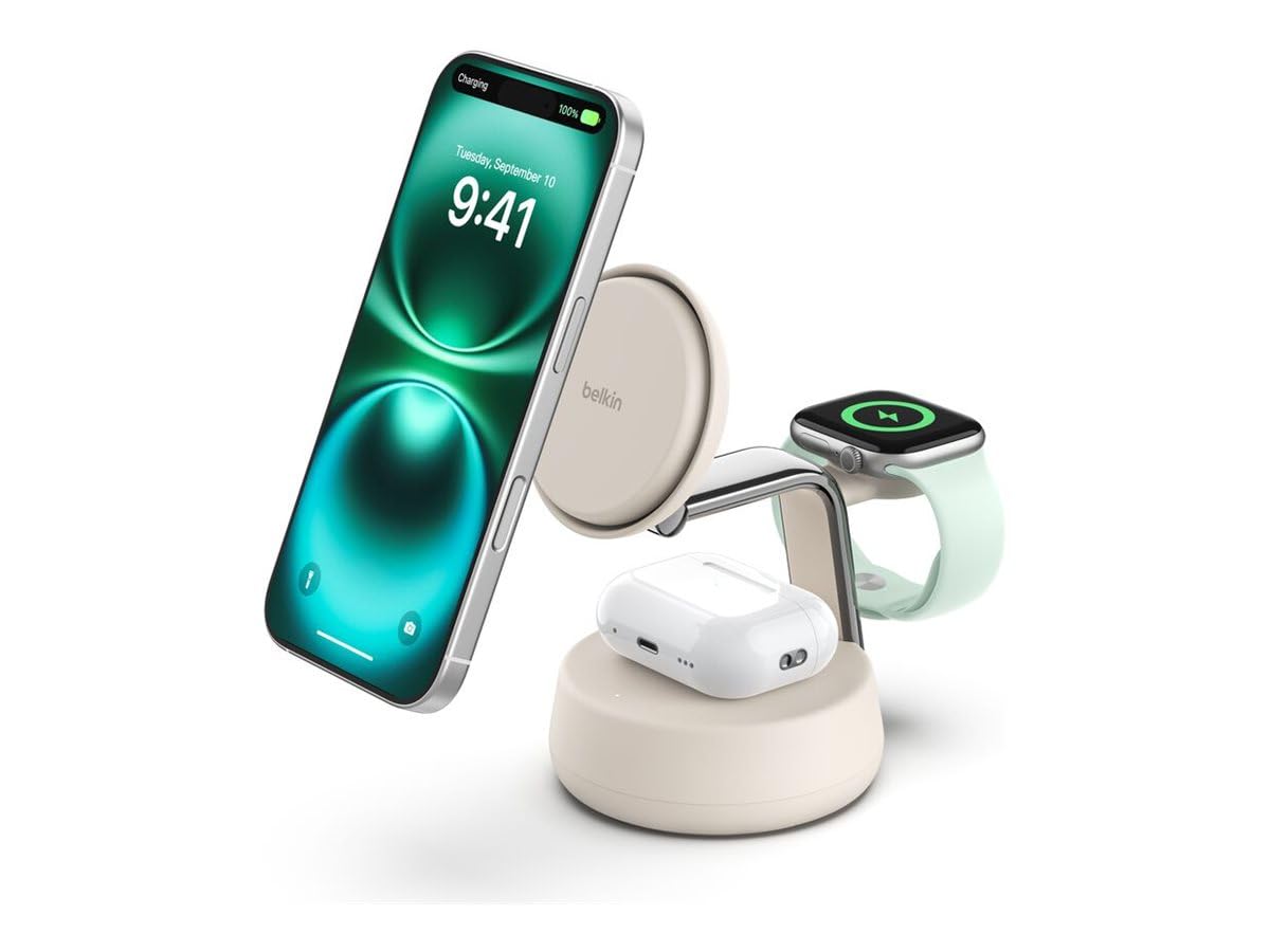 belkin-ultracharge-pro-chargeur-3-en-1-qi2-25-w-compatible-magsafe-avec-ventilat image 4