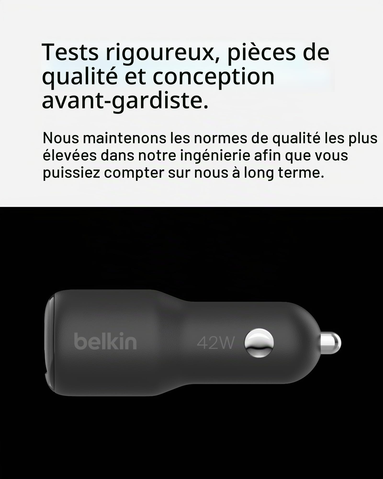 belkin-boostcharge-chargeur-voiture-double-port-42-w-usb-c-pd-3-0-usb-a-charge-r image 6