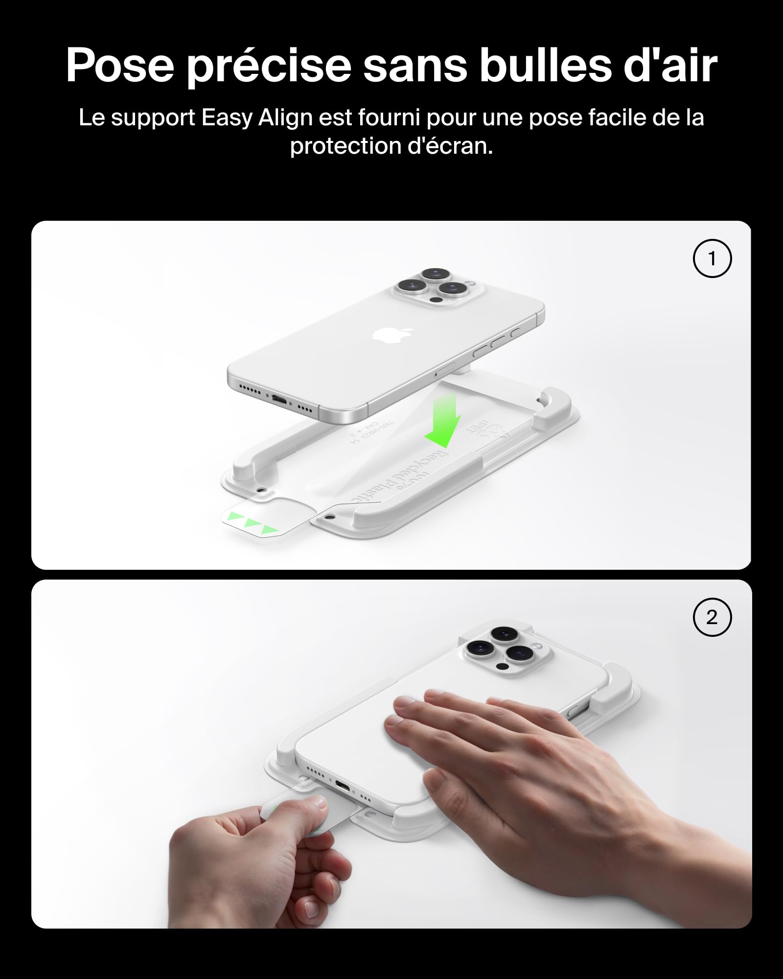 belkin-screenforce-ultraglass-2-protection-d-cran-iphone-17-pro-duret-9h-support image 7