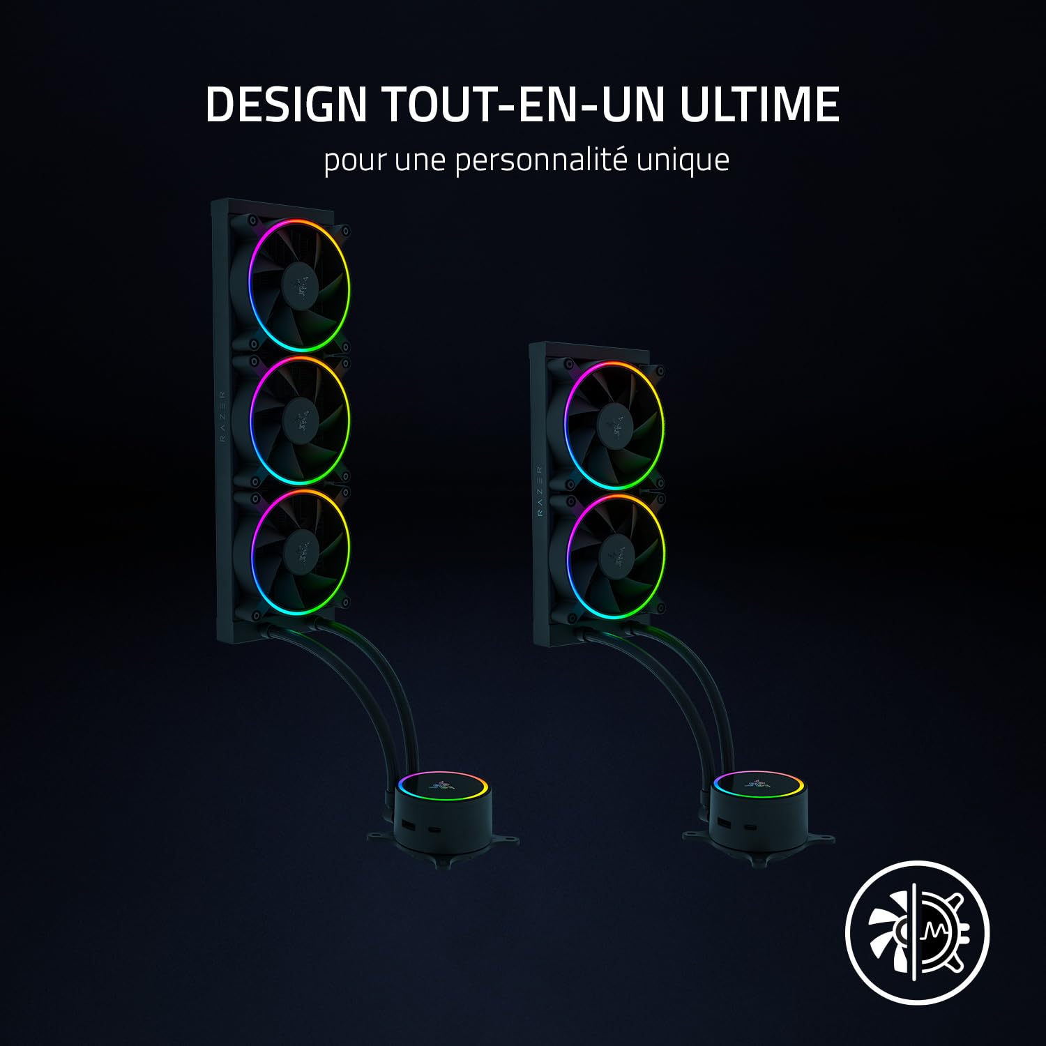 razer-hanbo-chroma-240mm-refroidisseur-de-liquide-aio-argb-ventilateurs-silencie image 3