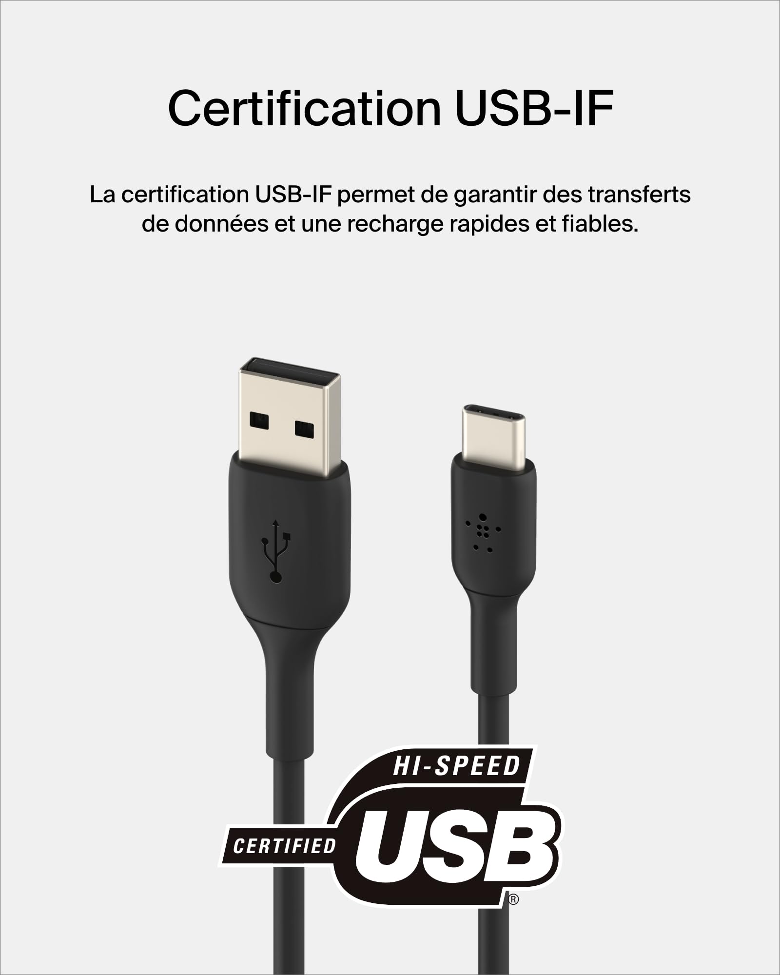 belkin-boostcharge-c-ble-usb-c-vers-usb-a-2-m-certifi-usb-if-pour-iphone-15-16-g image 3