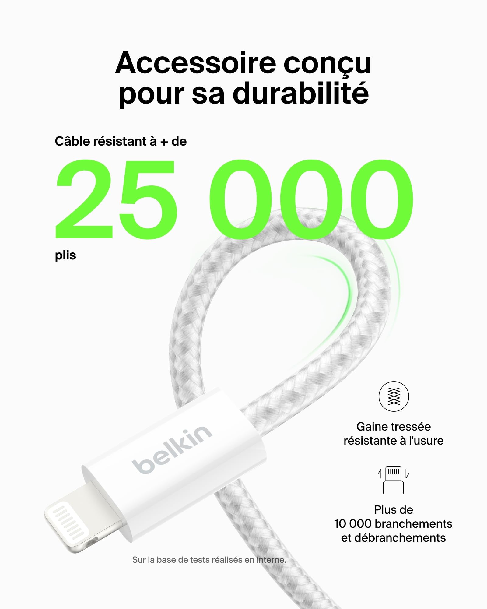 belkin-boostcharge-pack-de-2-c-bles-usb-a-vers-lightning-tress-s-1-5-m-charge-ra image 3