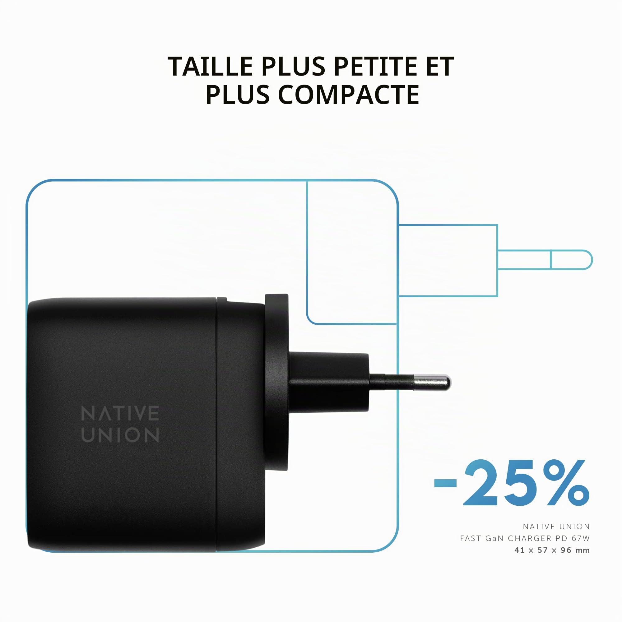 native-union-chargeur-gan-rapide-pd-67w-chargeur-mural-ultra-compact-usb-c-power image 2