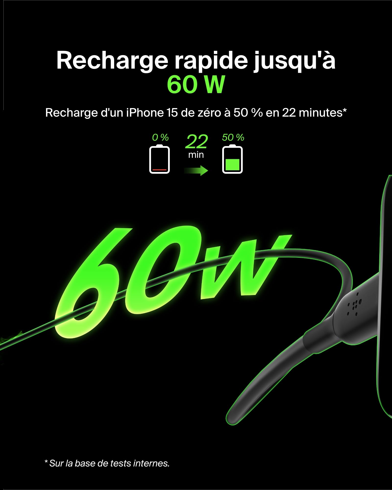 belkin-boostcharge-c-ble-usb-c-vers-usb-c-certifi-usb-if-1-m-charge-rapide-18-w- image 2