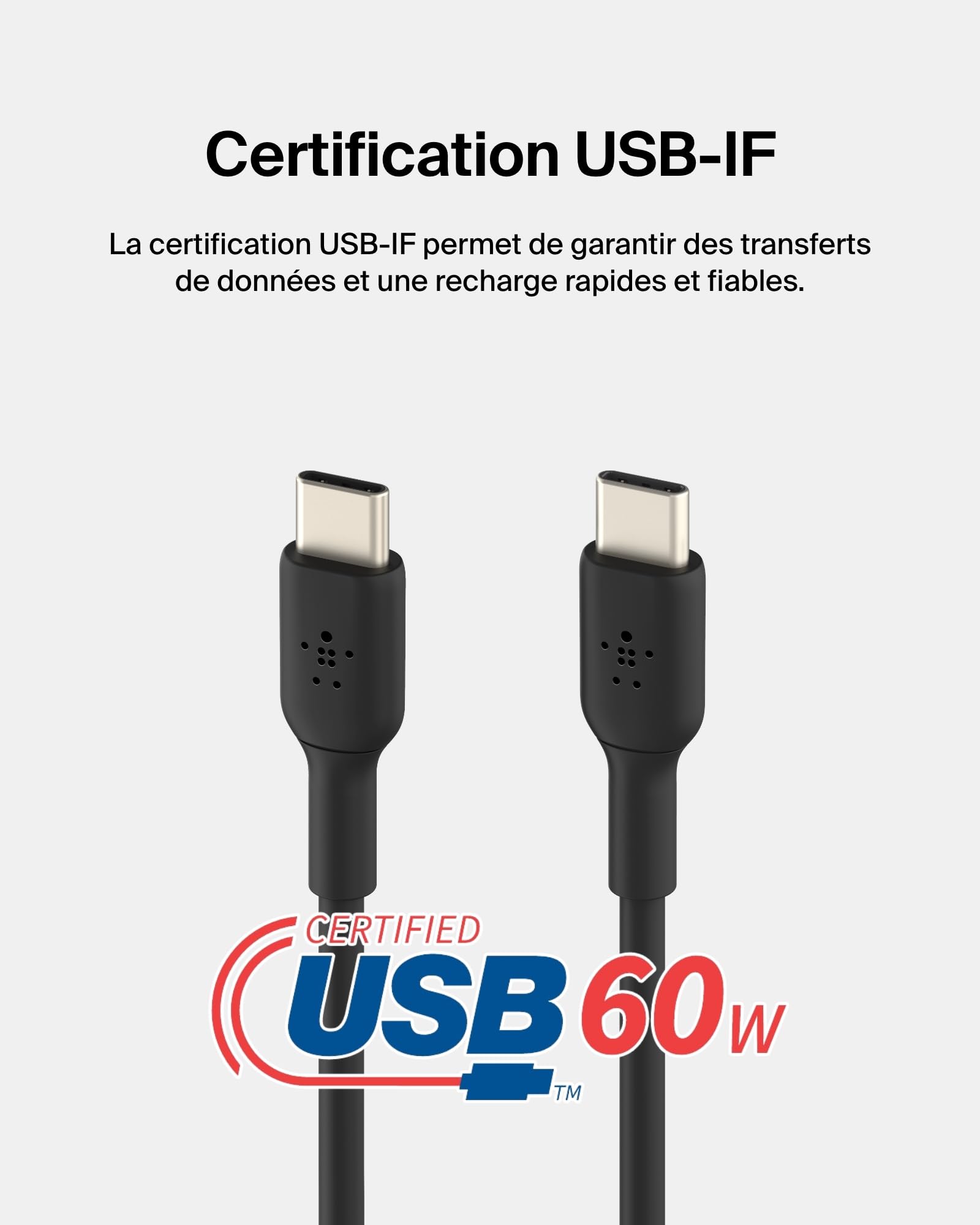 belkin-boostcharge-c-ble-usb-c-vers-usb-c-certifi-usb-if-1-m-charge-rapide-18-w- image 3