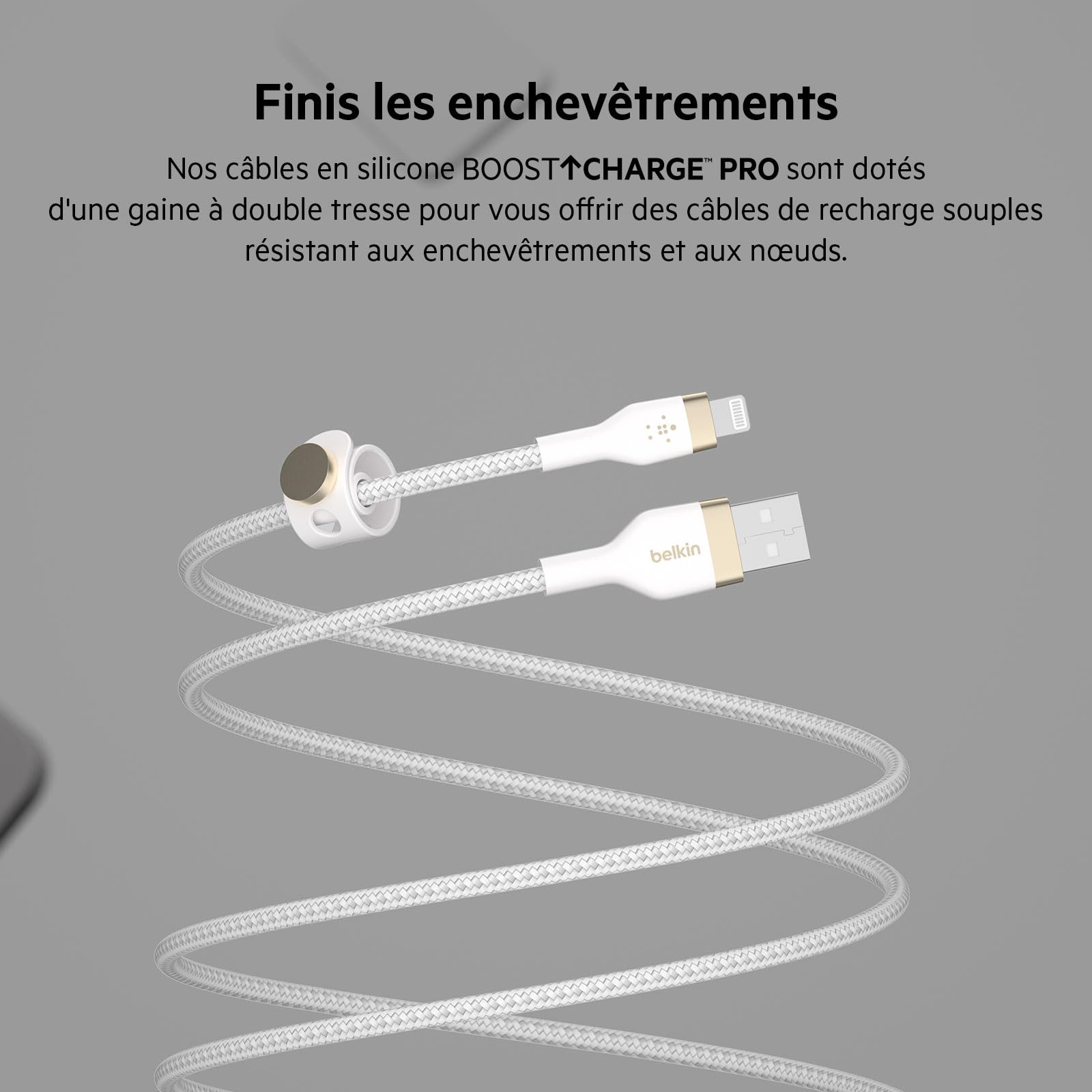 belkin-boostcharge-pro-flex-c-ble-tress-usb-a-vers-lightning-certifi-mfi-3-m-bla image 4