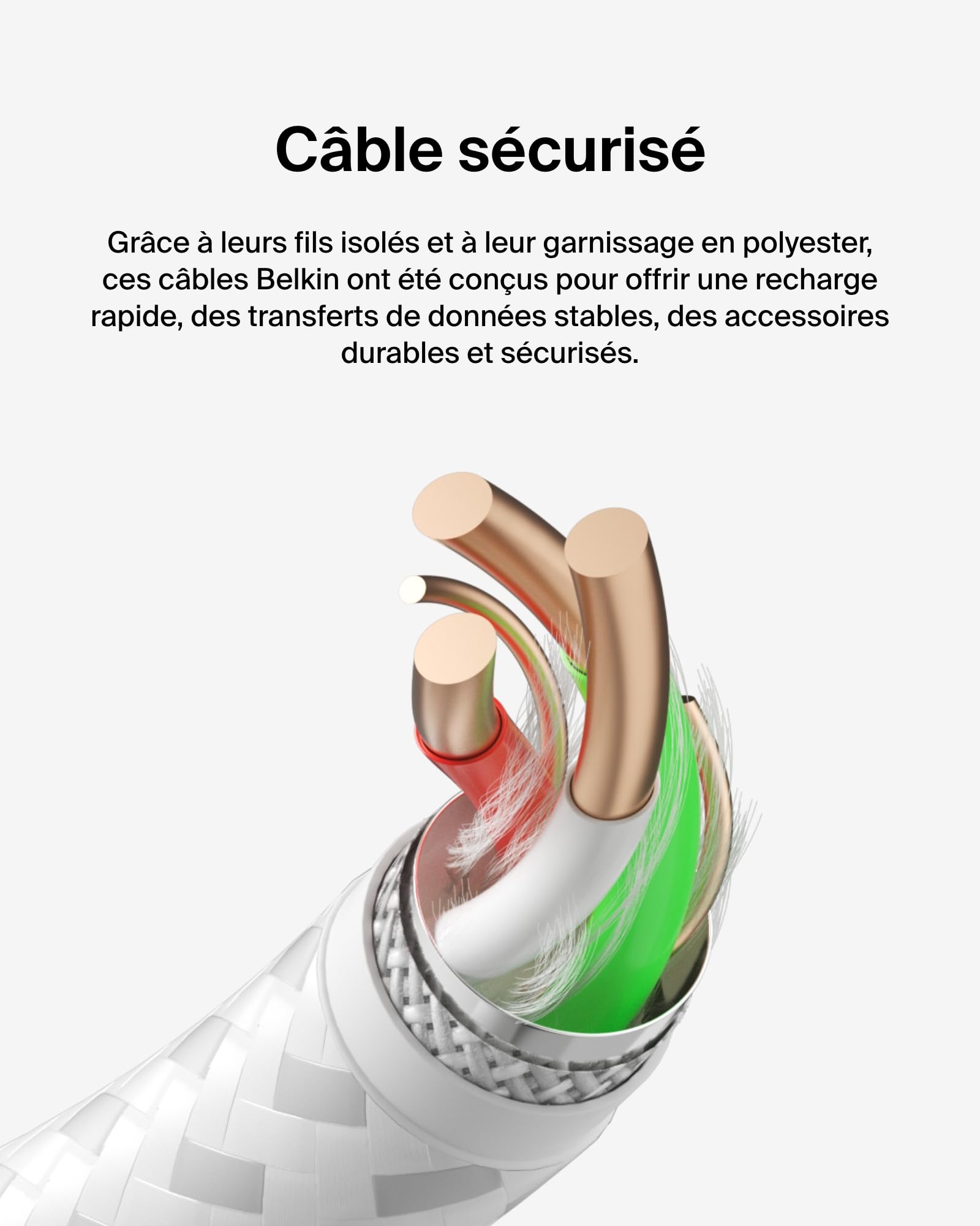 belkin-boostcharge-c-ble-usb-c-vers-usb-a-tress-nylon-3-m-charge-et-synchronisat image 6