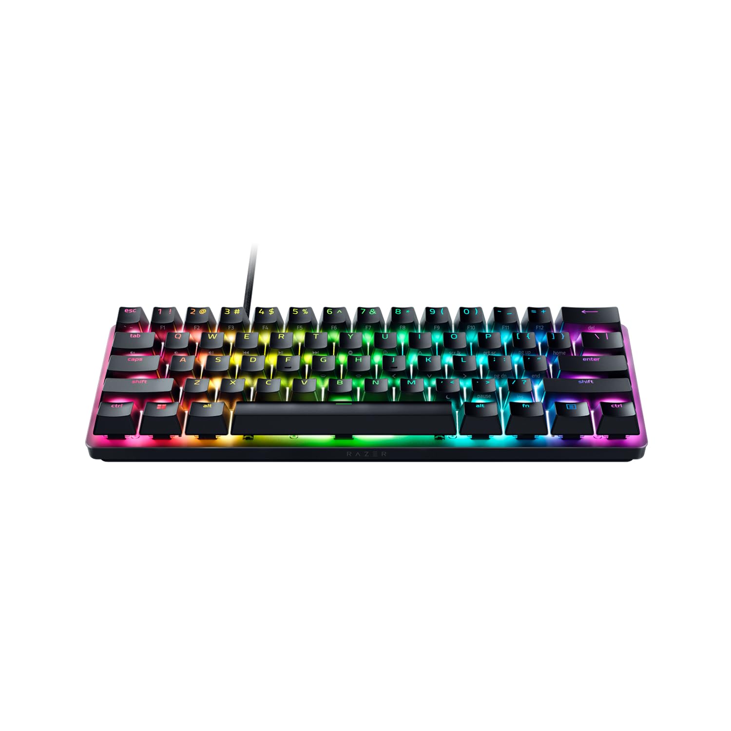 razer-huntsman-mini-interrupteur-violet-clicky-clavier-gaming-compact-60-commuta image 2