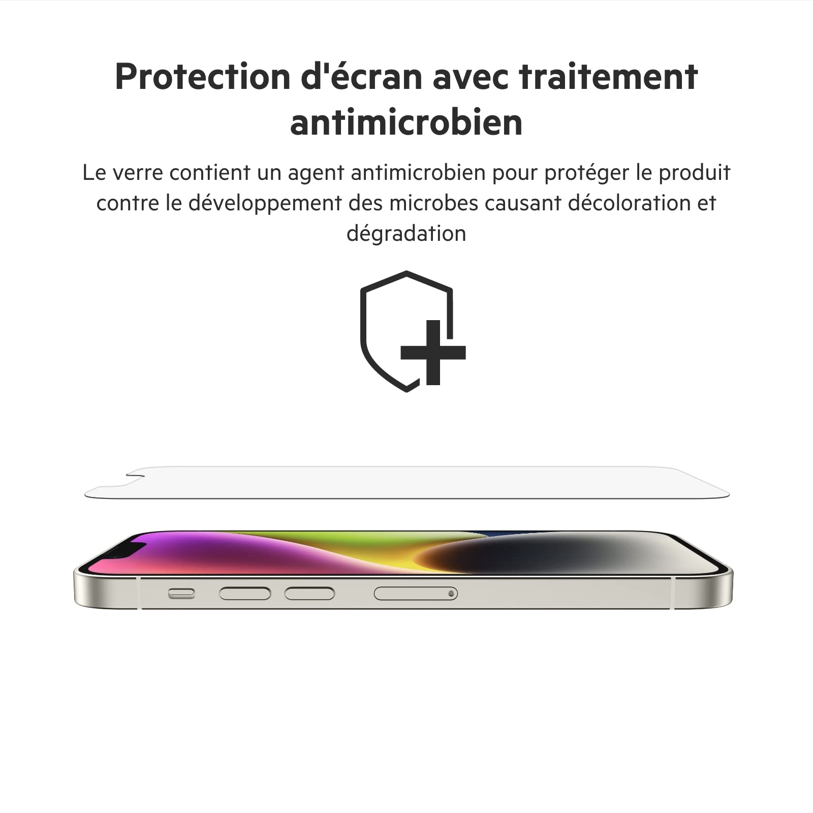belkin-ultraglass-antimicrobien-ova078zz-protection-d-cran-iphone-14-13-13-pro-2 image 4