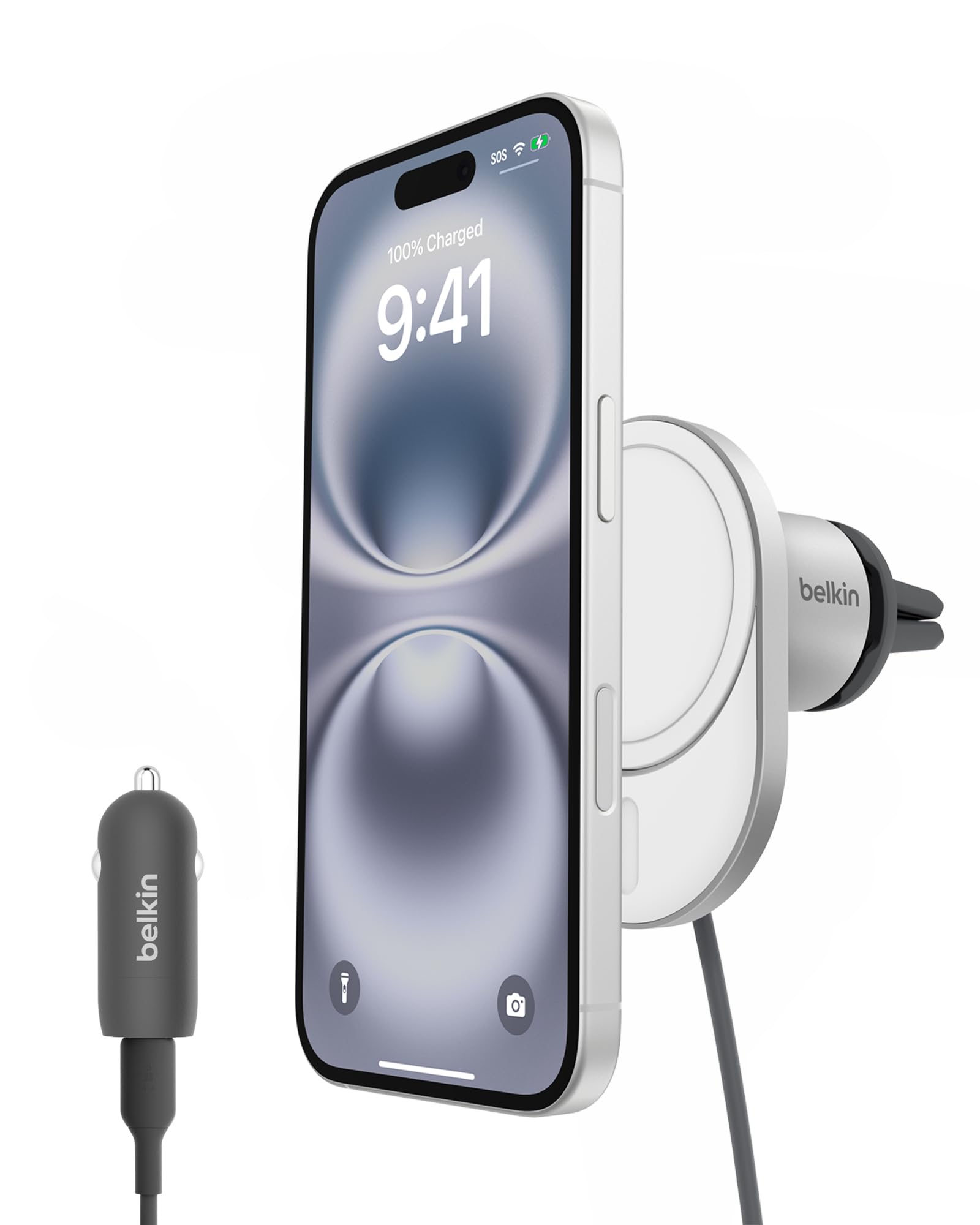 belkin-boostcharge-pro-chargeur-de-voiture-magn-tique-sans-fil-qi2-15-w-fixation image 8
