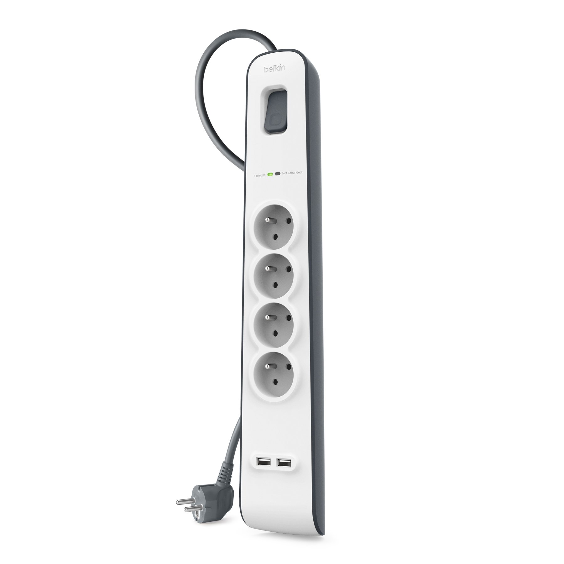 belkin-parafoudre-bsv401ca2m-multiprise-de-protection-4-prises-525-joules-2-port image 4