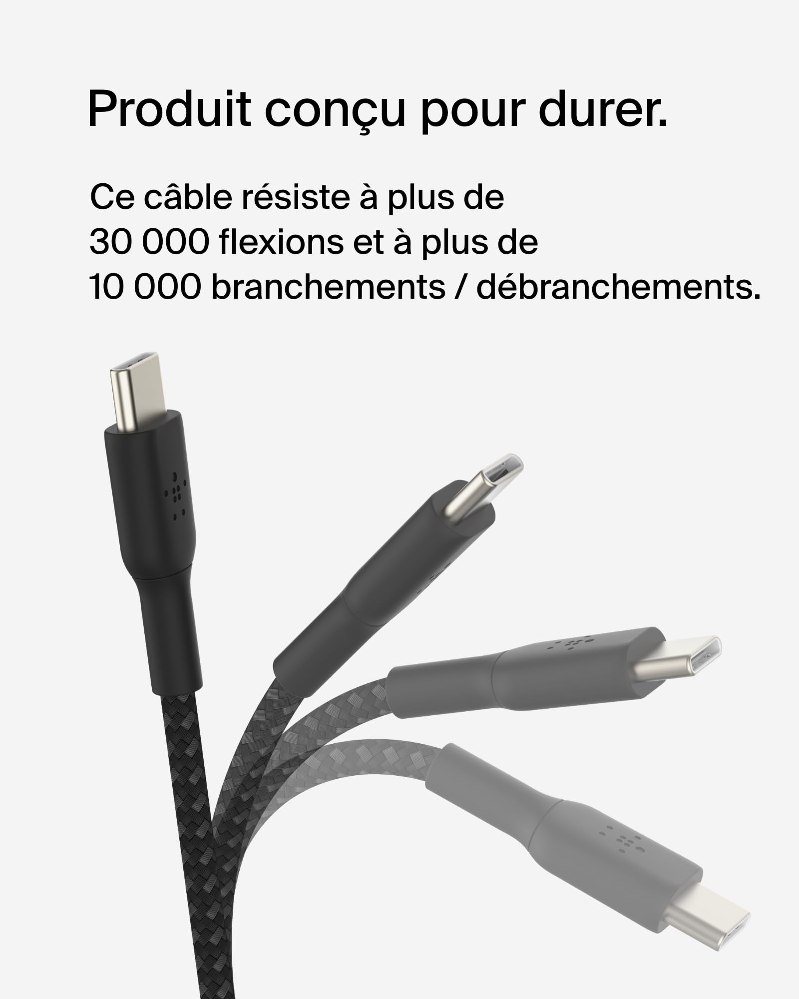 belkin-boostcharge-c-ble-usb-c-vers-usb-c-tress-15-cm-60-w-charge-rapide-pour-ip image 4