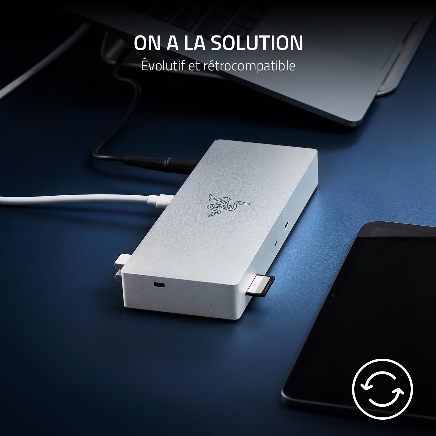 razer-thunderbolt-4-dock-blanc-station-d-accueil-10-en-1-pour-mac-et-windows-90w image 6