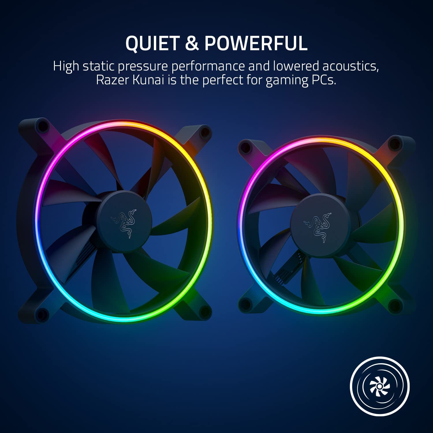 razer-kunai-chroma-140-mm-ventilateur-pc-argb-hydraulique-pwm-haute-performance- image 3