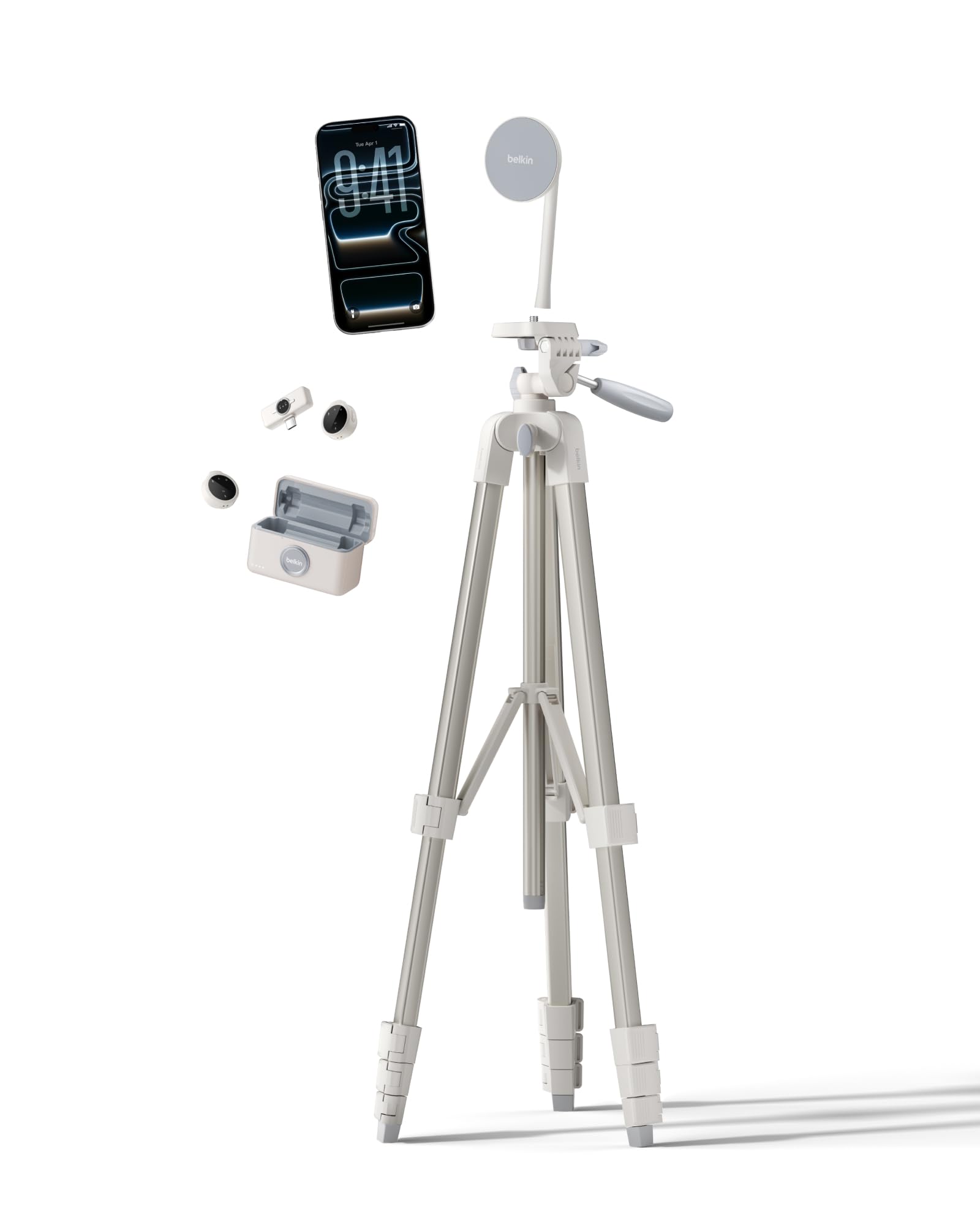 belkin-stage-kit-cr-ateurs-de-contenus-tr-pied-r-glable-43-cm-1-7-m-support-magn image 1