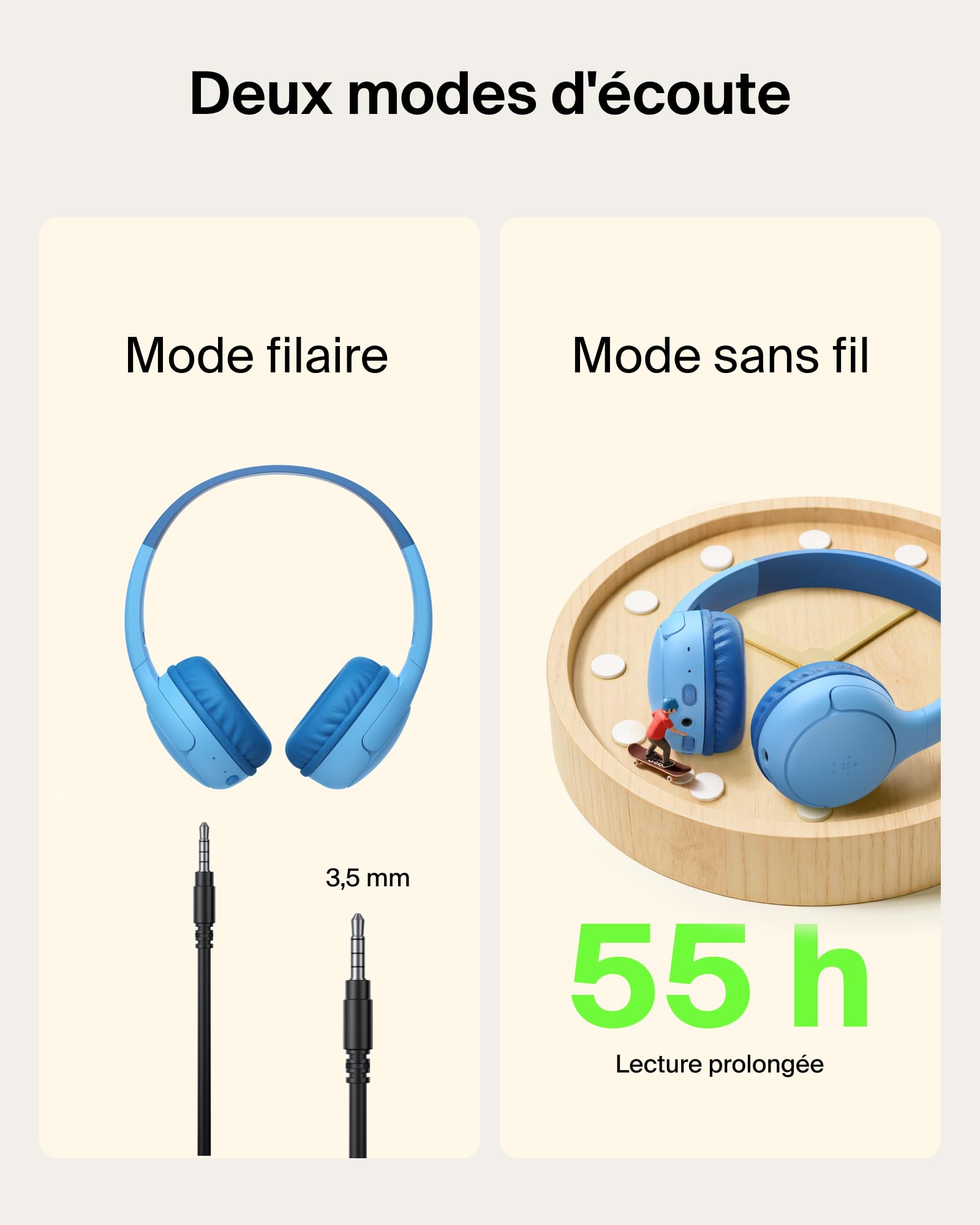 belkin-soundform-mini-2-casque-circum-aural-bluetooth-pour-enfants-55-h-d-autono image 4