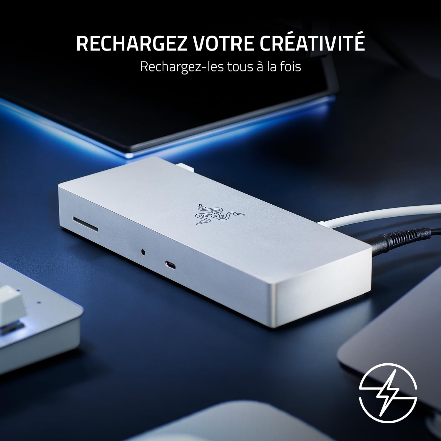 razer-thunderbolt-4-dock-blanc-station-d-accueil-10-en-1-pour-mac-et-windows-90w image 5