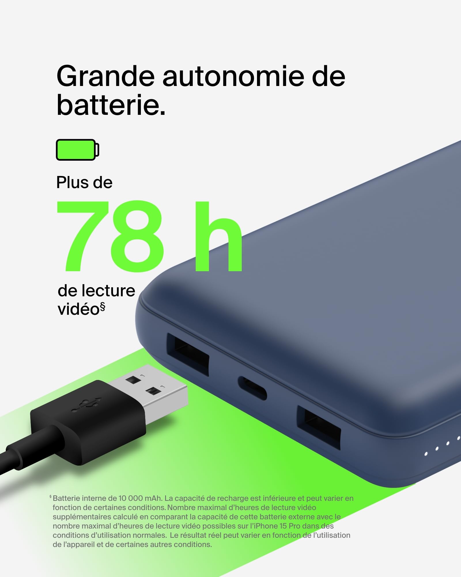 belkin-batterie-externe-usb-c-20000-mah-power-bank-20k-3-ports-avec-c-ble-inclus image 3