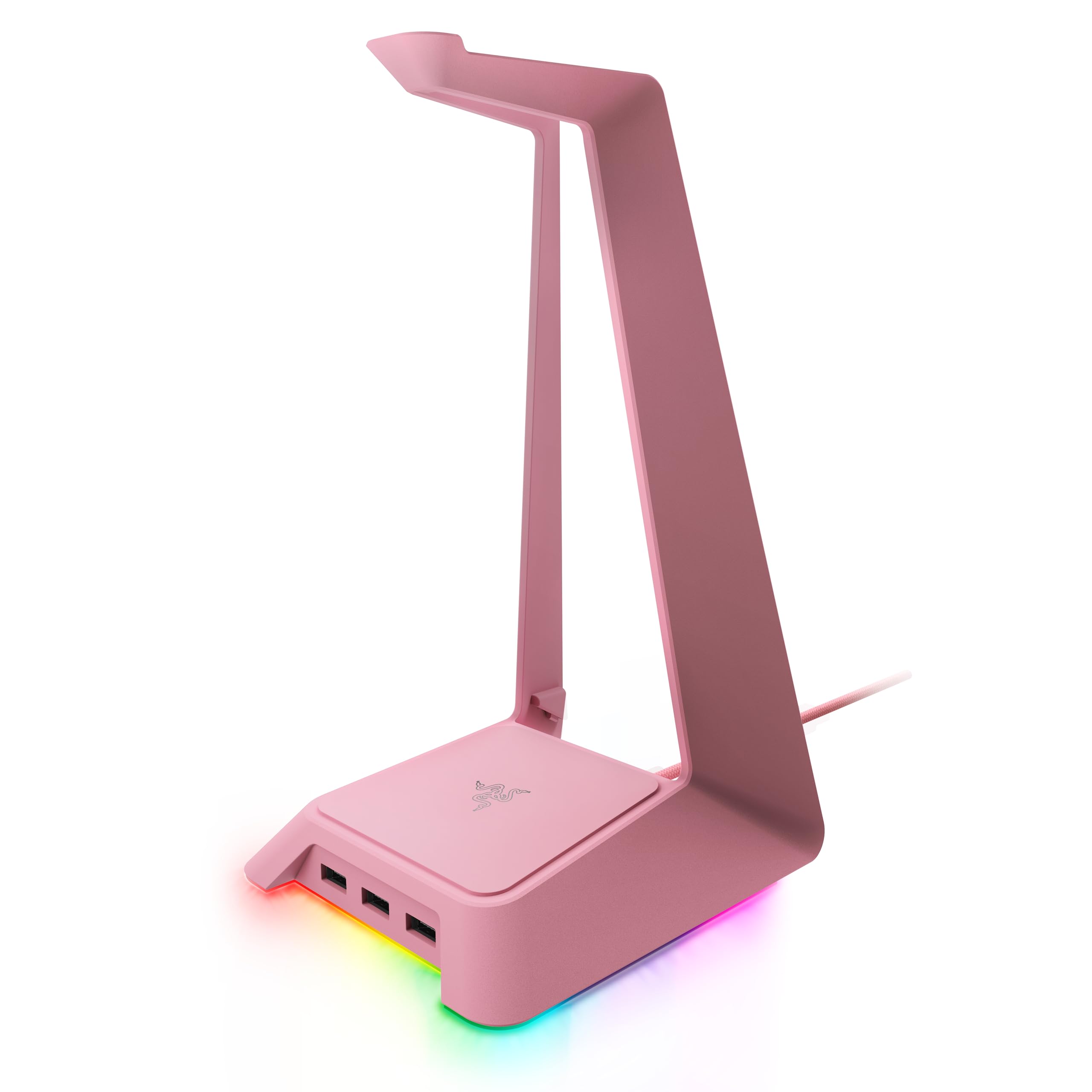 razer-base-station-chroma-quartz-support-de-casque-avec-hub-usb-3-ports-et-clair image 1
