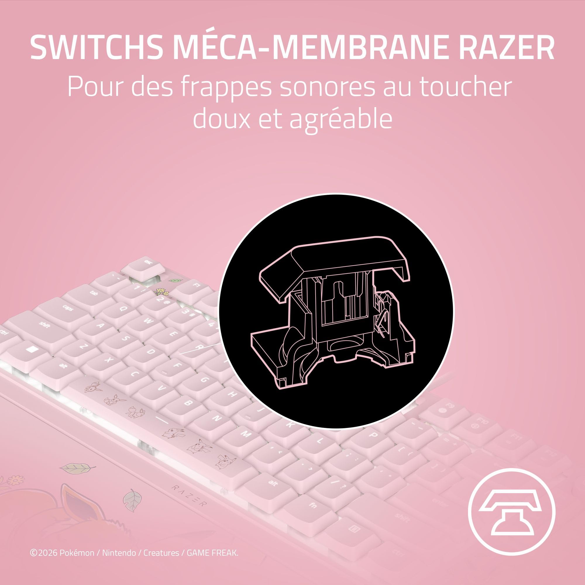 razer-ornata-v3-tenkeyless-pok-mon-pikachu-voli-clavier-gaming-compact-m-ca-memb image 3