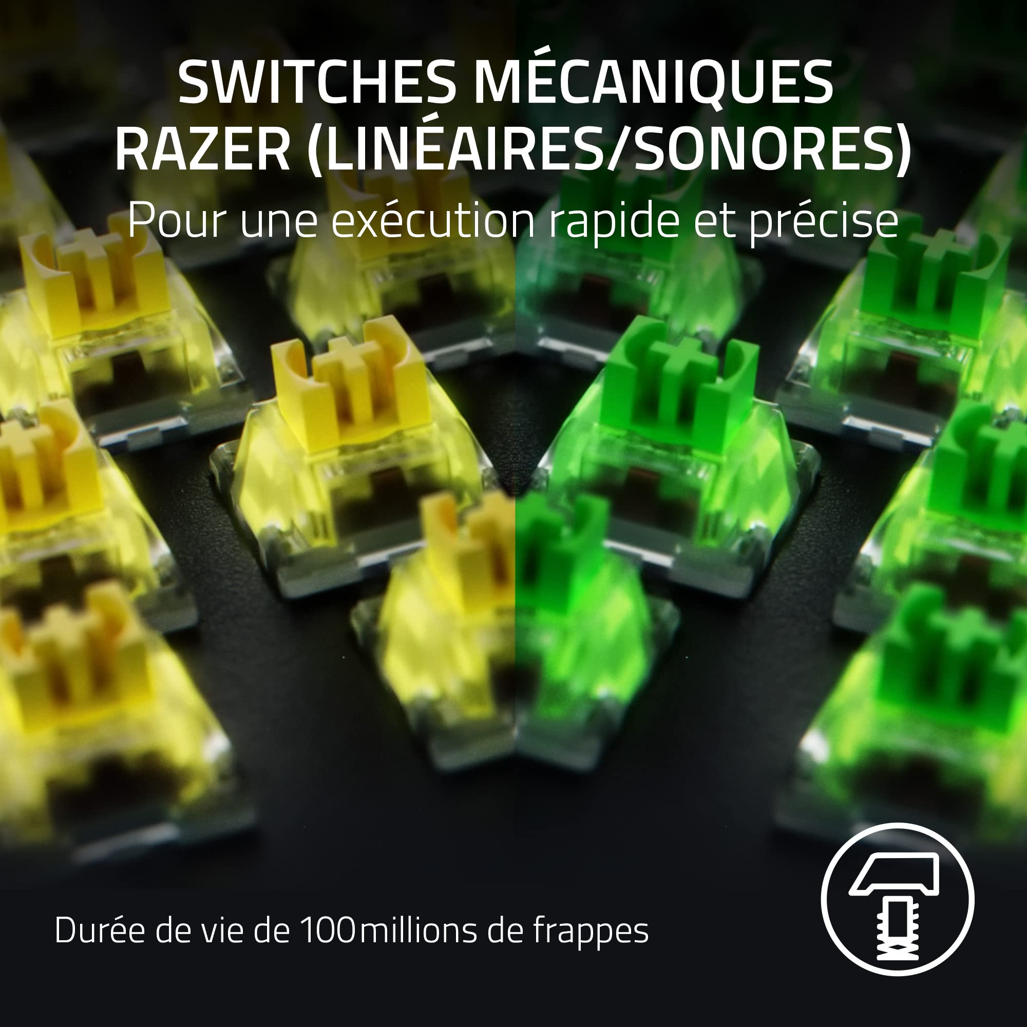 razer-blackwidow-v4-pro-switches-jaune-clavier-gaming-m-canique-azerty-avec-snap image 2