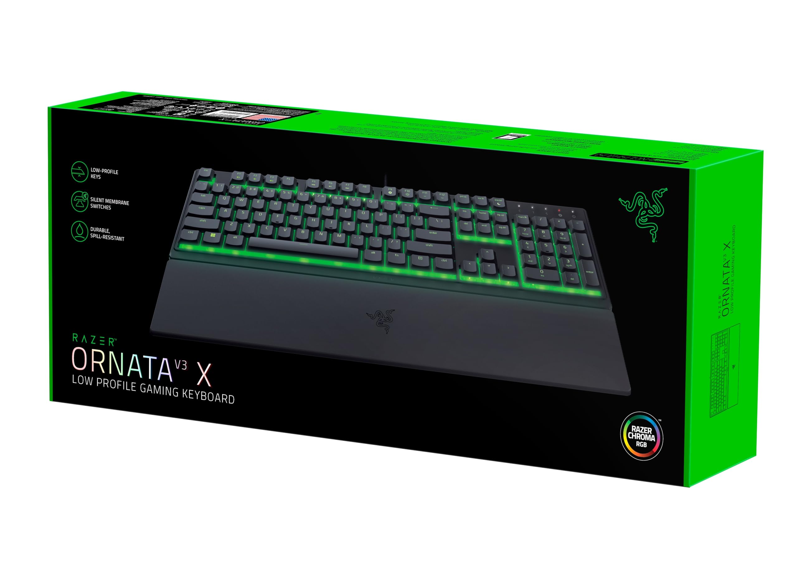 razer-ornata-v3-x-clavier-gaming-membrane-silencieuse-touches-uv-repose-poignet- image 1