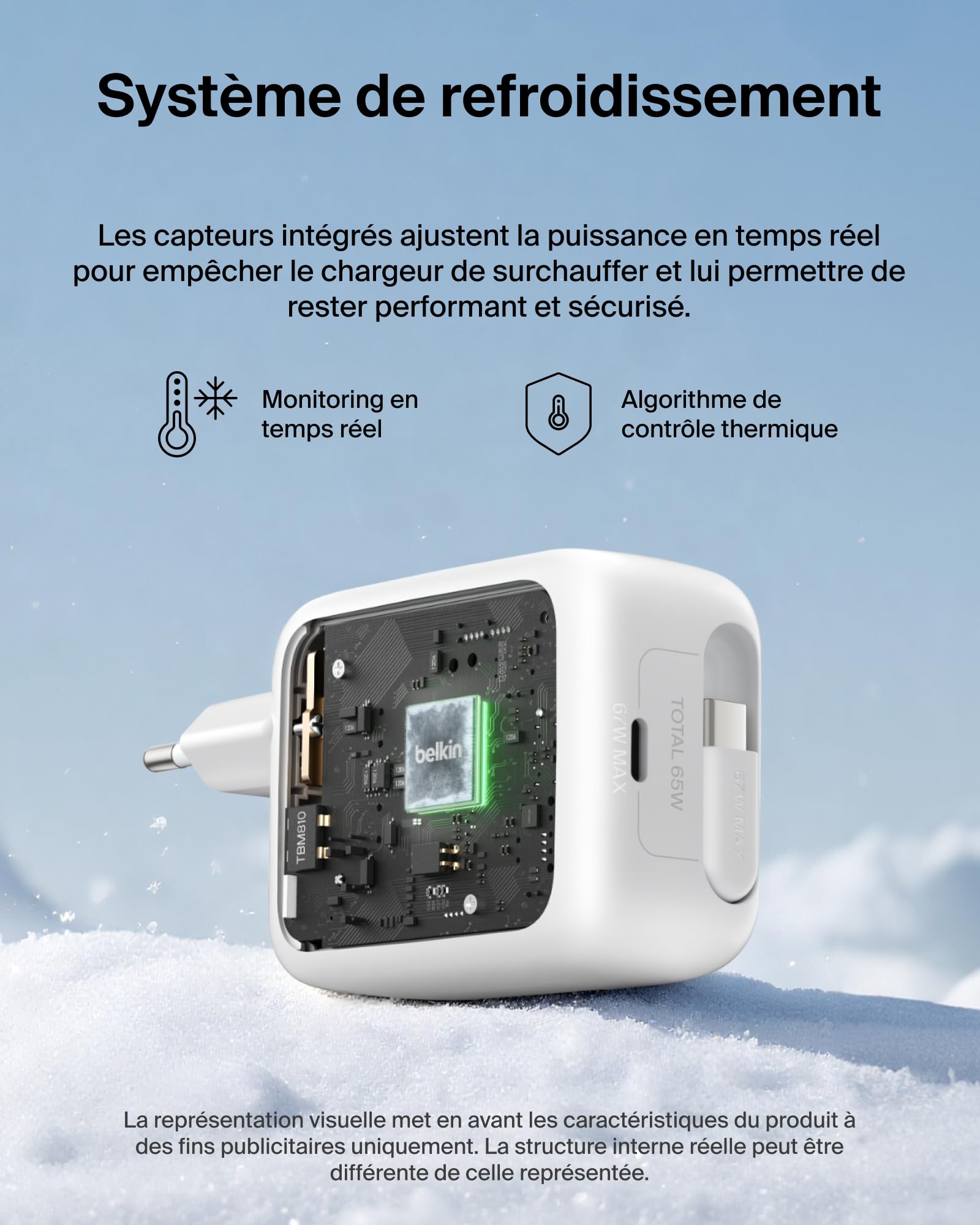 belkin-ultracharge-45-w-chargeur-secteur-usb-c-gan-avec-c-ble-r-tractable-80-cm- image 7