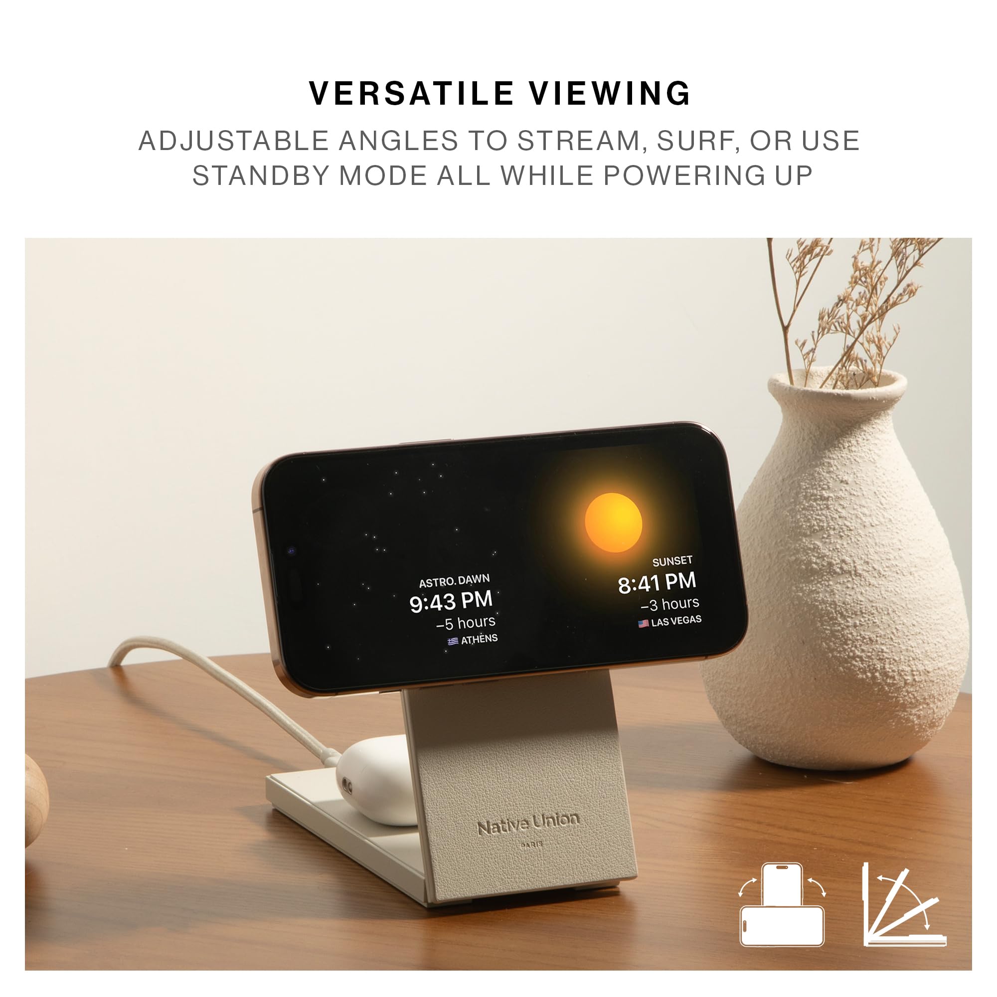 native-union-rise-chargeur-sans-fil-magn-tique-2-en-1-certifi-qi2-compatible-mag image 4