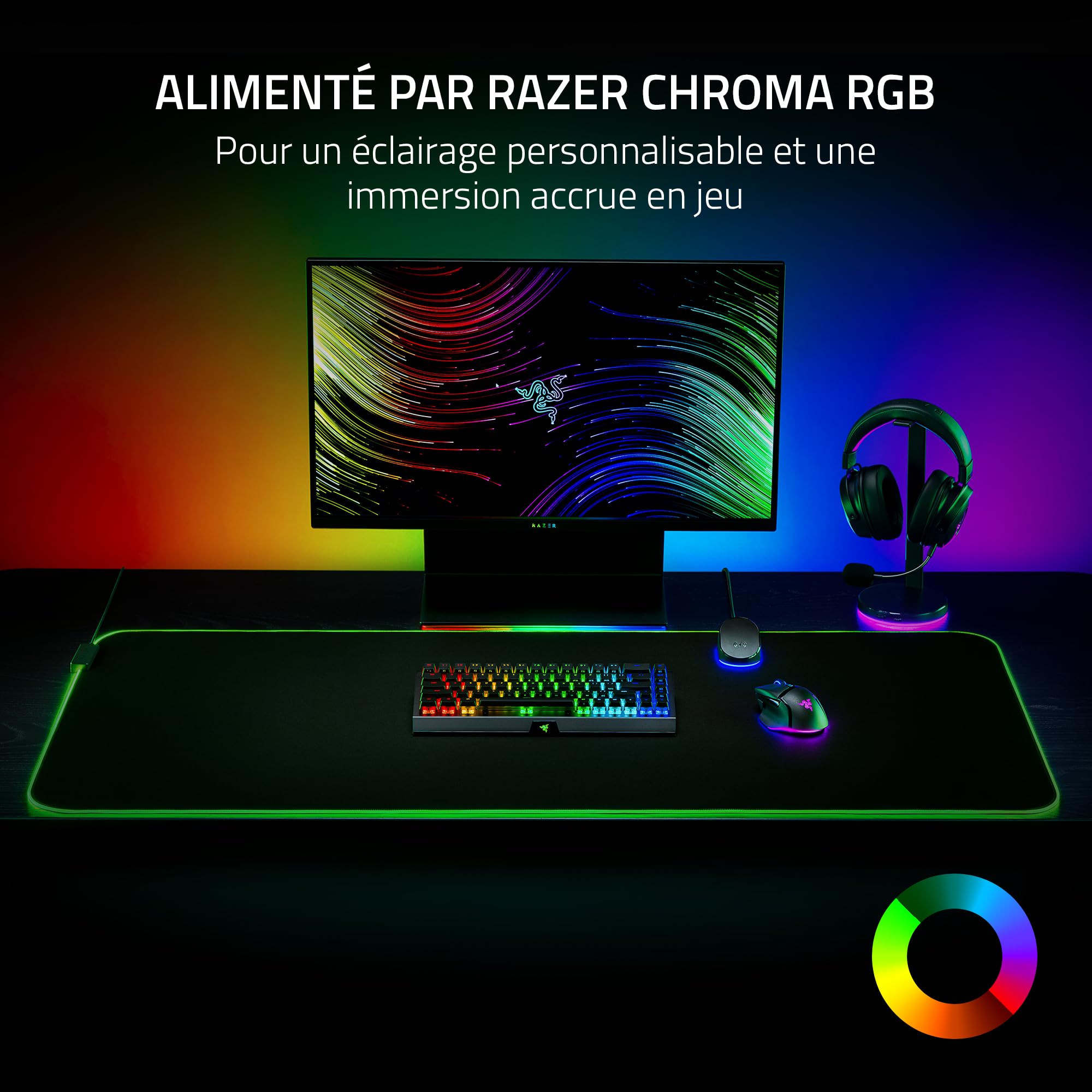 razer-goliathus-chroma-3xl-tapis-de-souris-gaming-souple-avec-clairage-rgb-chrom image 4