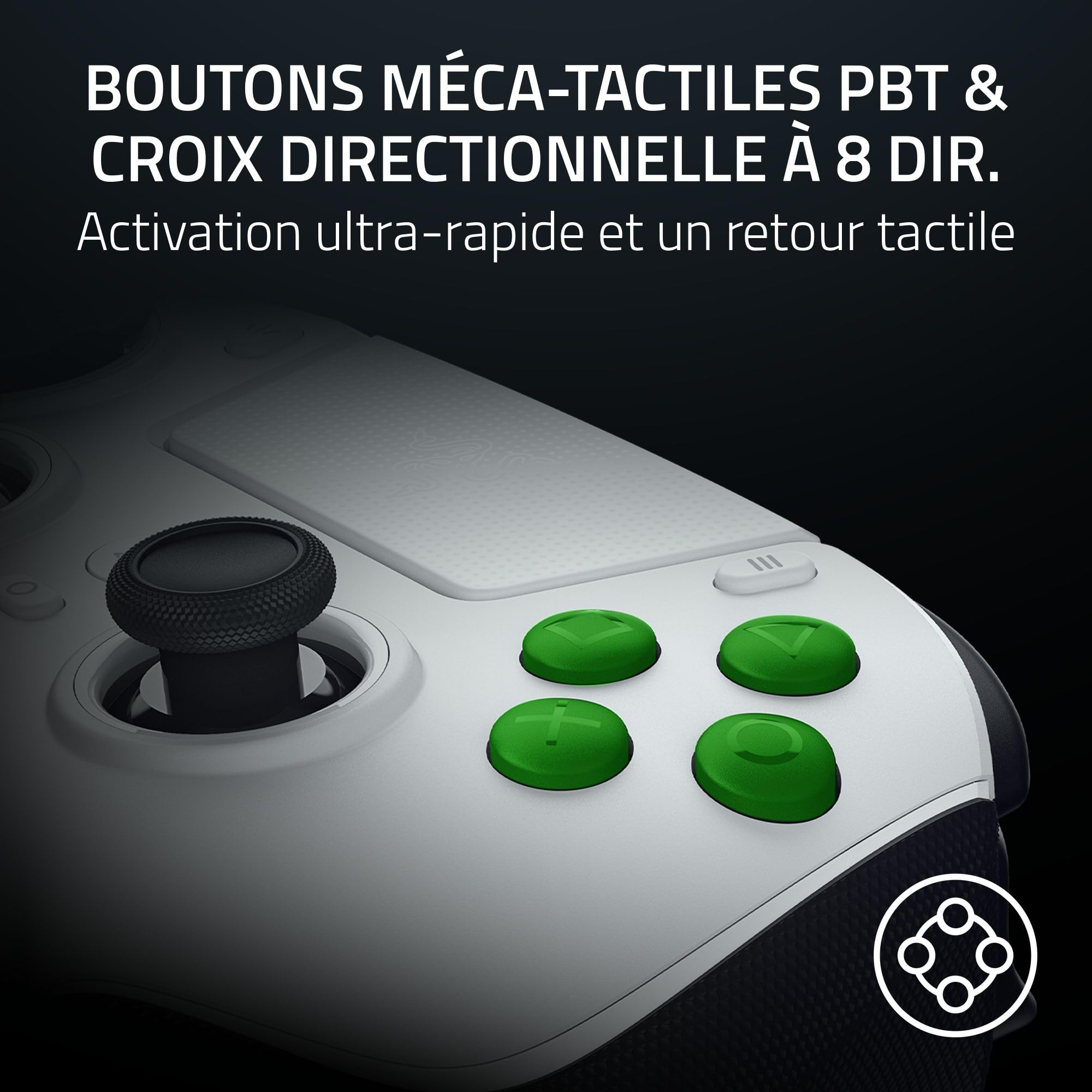 razer-raiju-v3-pro-manette-sans-fil-esport-sous-licence-ps5-et-pc-4-boutons-amov image 6