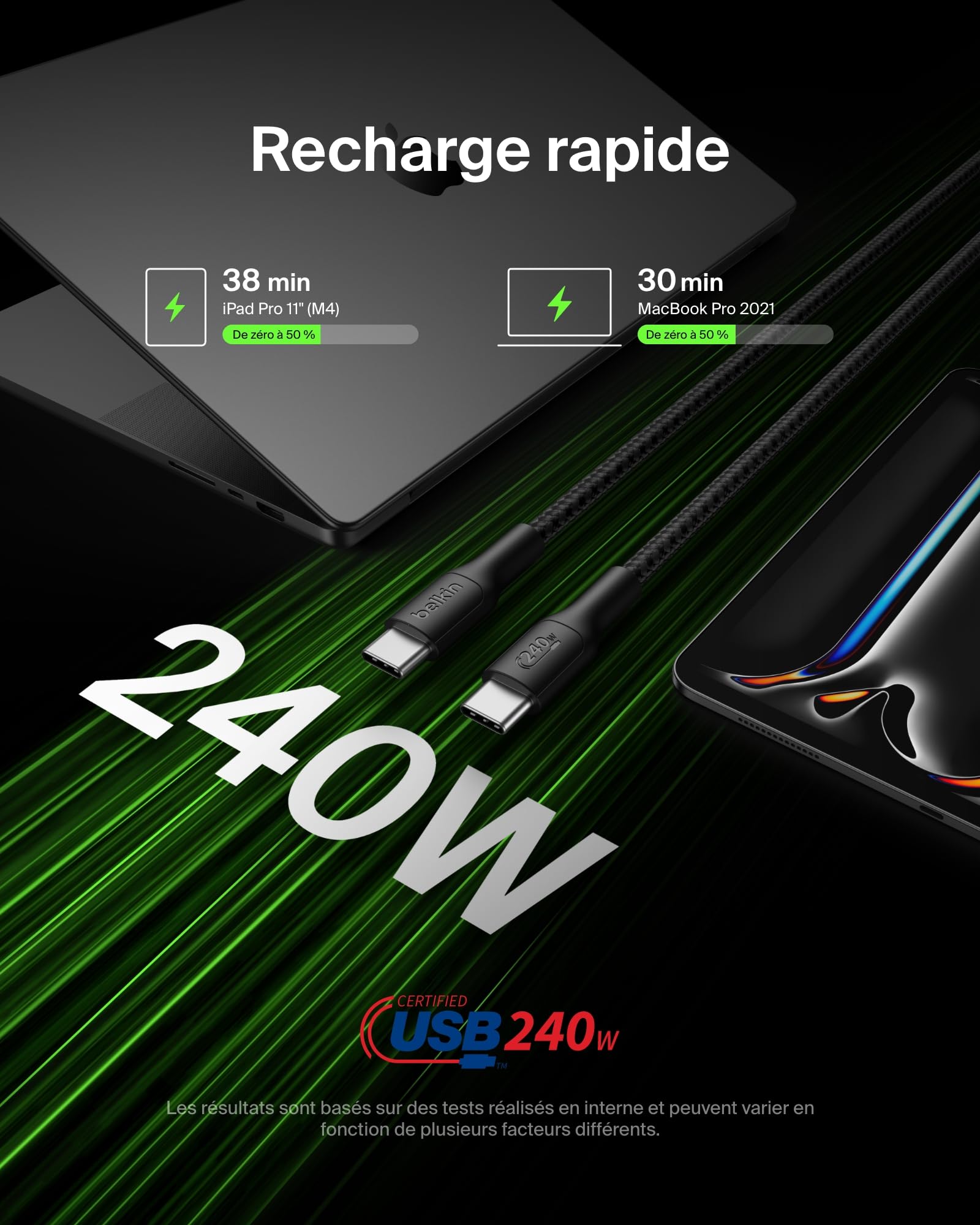 belkin-boostcharge-eco-c-ble-usb-c-vers-usb-c-tress-2-m-240-w-recycl-noir image 2