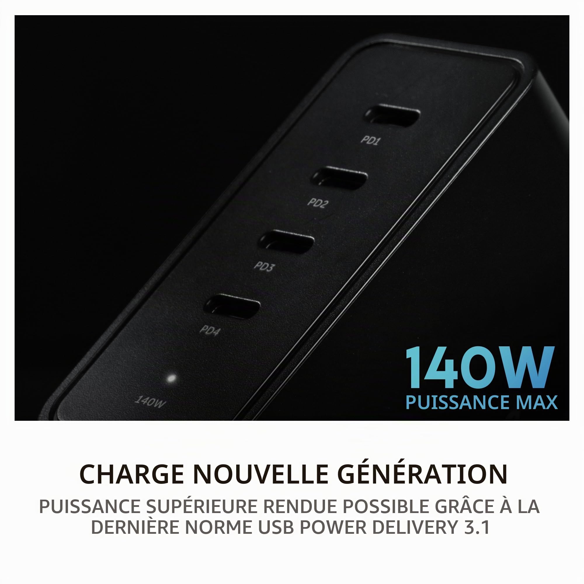 native-union-fast-gan-charger-pd-140w-station-de-charge-4-ports-usb-c-power-deli image 2