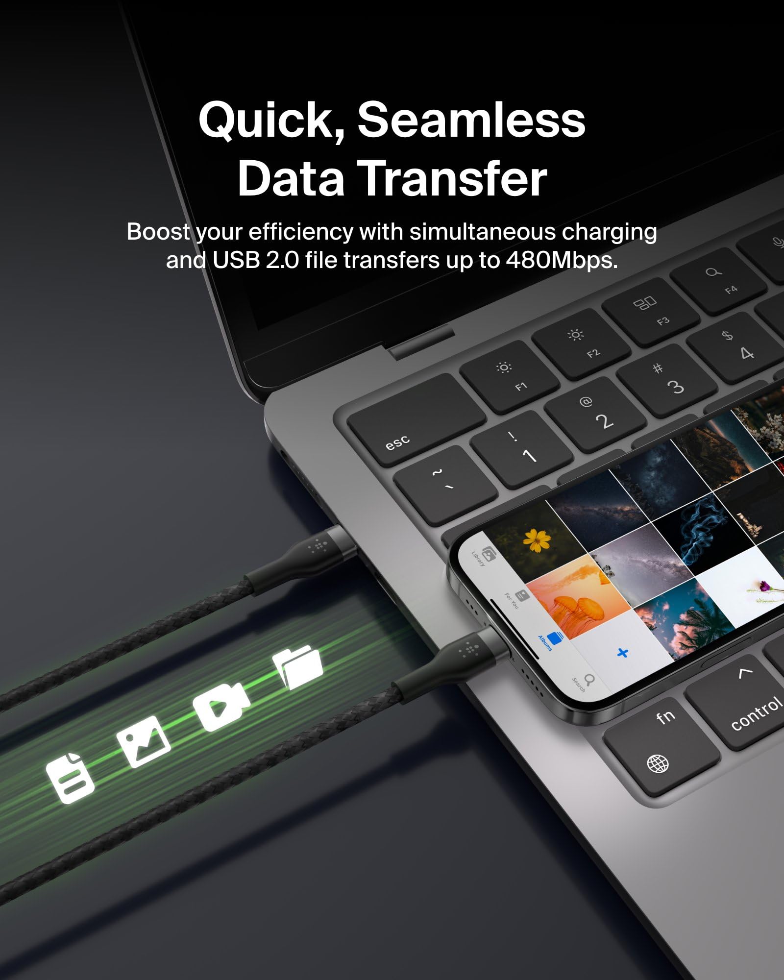 belkin-boostcharge-pro-flex-c-ble-tress-usb-c-vers-usb-c-certifi-usb-if-power-de image 6