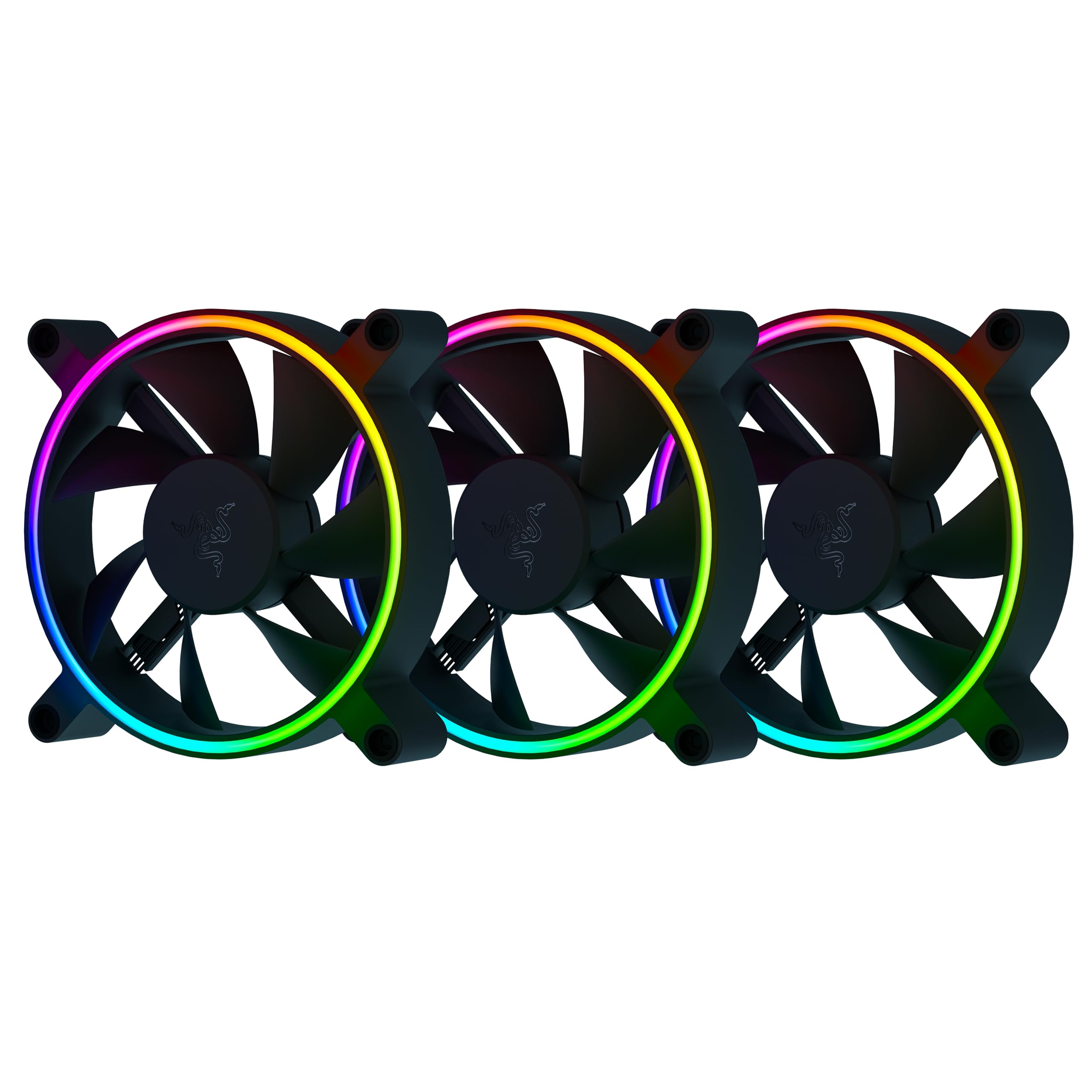 razer-kunai-chroma-120mm-ventilateur-pc-argb-hydraulique-pwm-pack-3-ventilateurs image 1