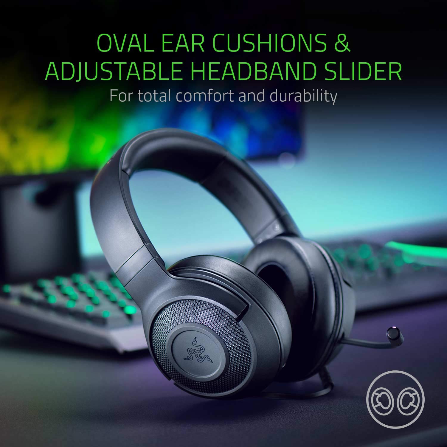 razer-kraken-x-lite-casque-gaming-filaire-circum-aural-head-band-l-ger-noir image 5
