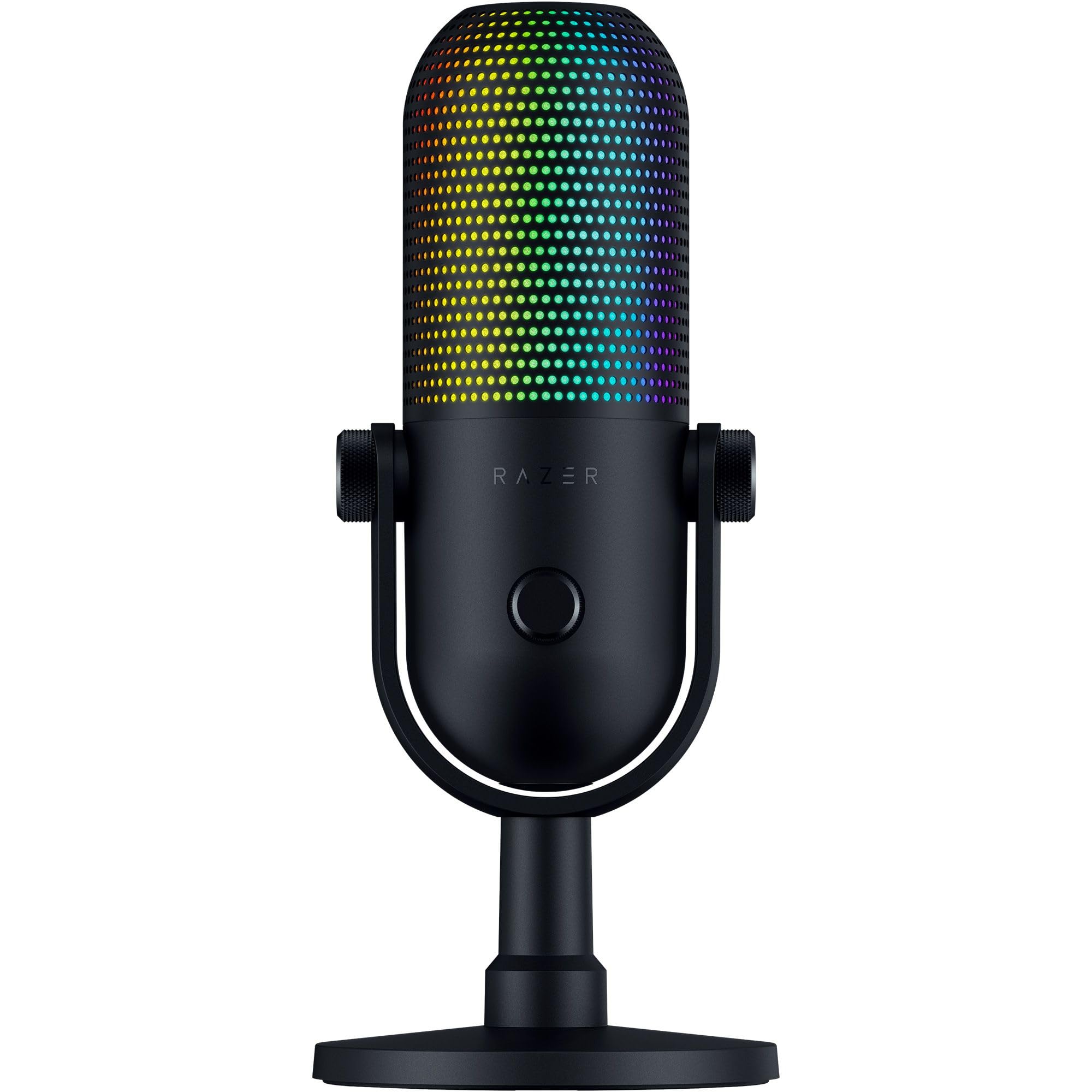 razer-seiren-v3-chroma-micro-usb-streaming-rgb-avec-tap-to-mute-capsule-supercar image 1