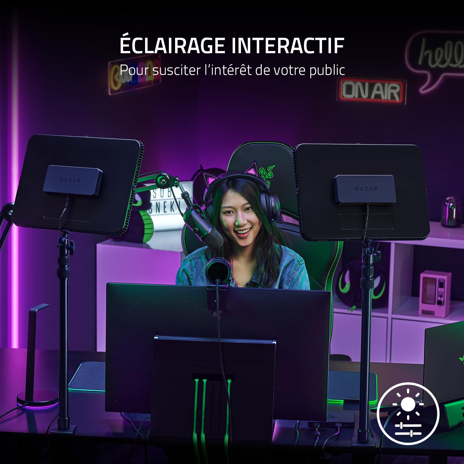 razer-key-light-chroma-panneau-d-clairage-rgb-pour-streaming-2900-7000k-clairage image 5