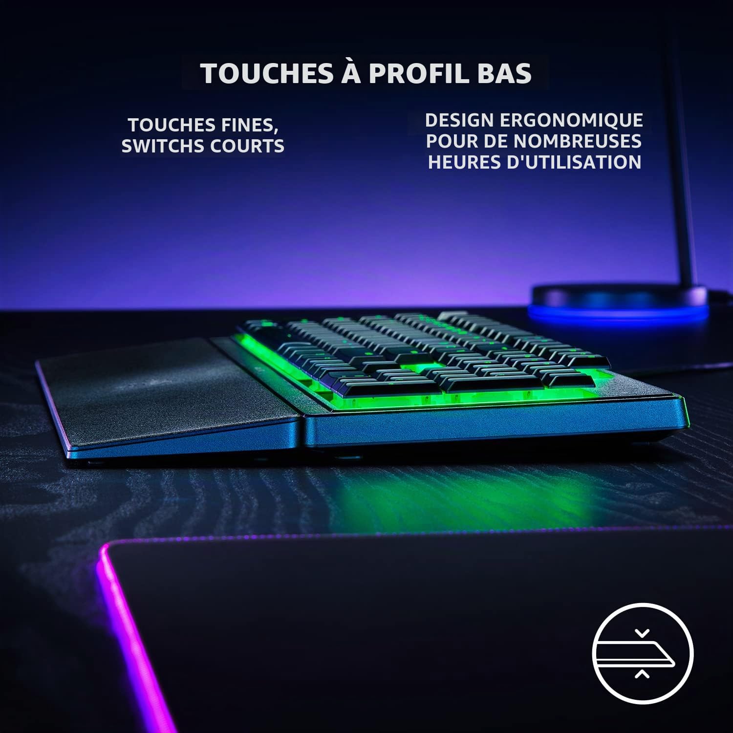 razer-ornata-v3-x-clavier-gaming-profil-bas-chroma-rgb-membrane-hybride-silencie image 2