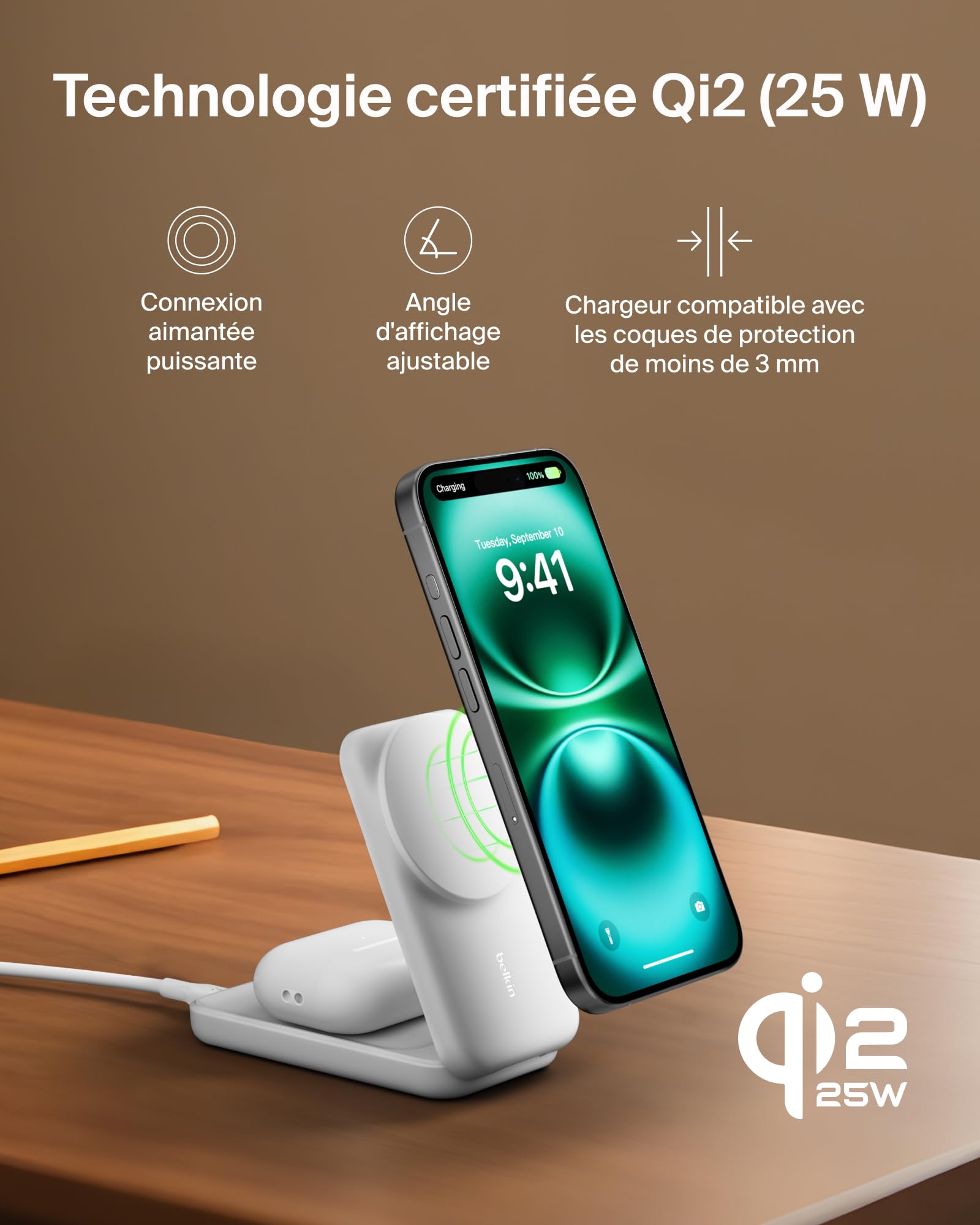 belkin-ultracharge-2-en-1-chargeur-induction-qi2-25-w-pliable-compatible-magsafe image 7