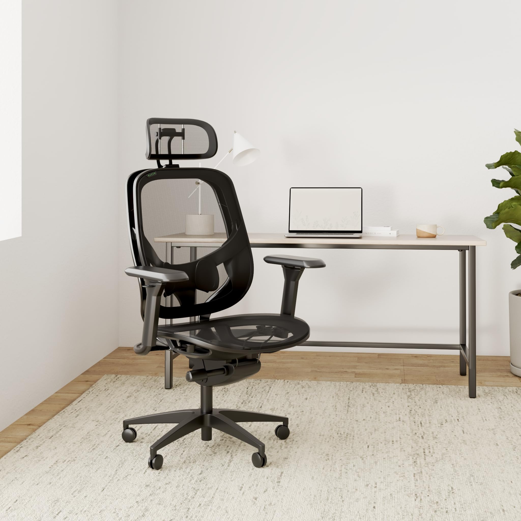 razer-fujin-pro-chaise-gaming-en-maille-respirante-synchro-tilt-support-lombaire image 2