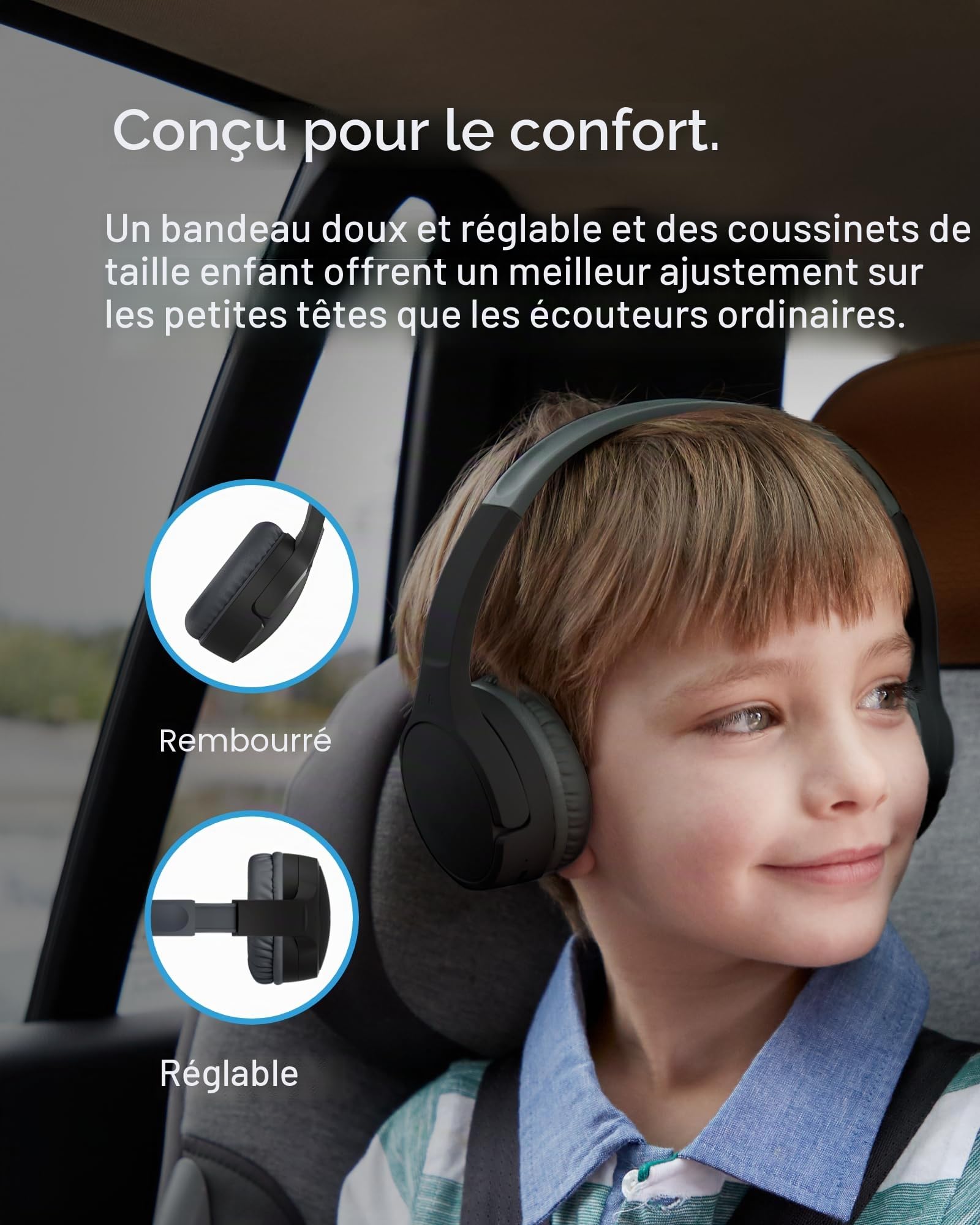 belkin-soundform-mini-casque-audio-sans-fil-bluetooth-pour-enfants-avec-micropho image 5