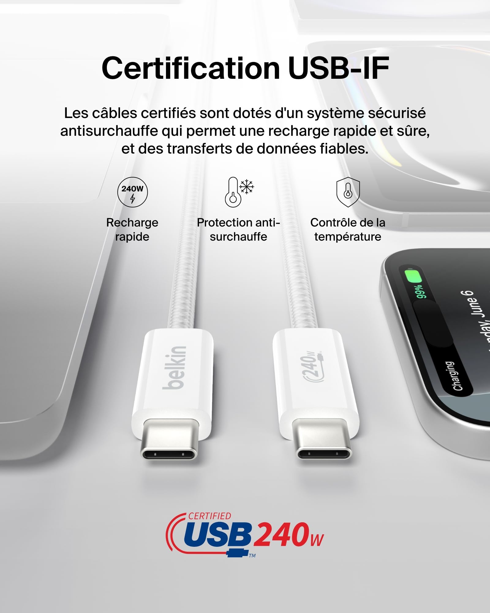 belkin-boostcharge-pack-de-2-c-bles-usb-c-vers-usb-c-1-5-m-240-w-tress-s-nylon-c image 6