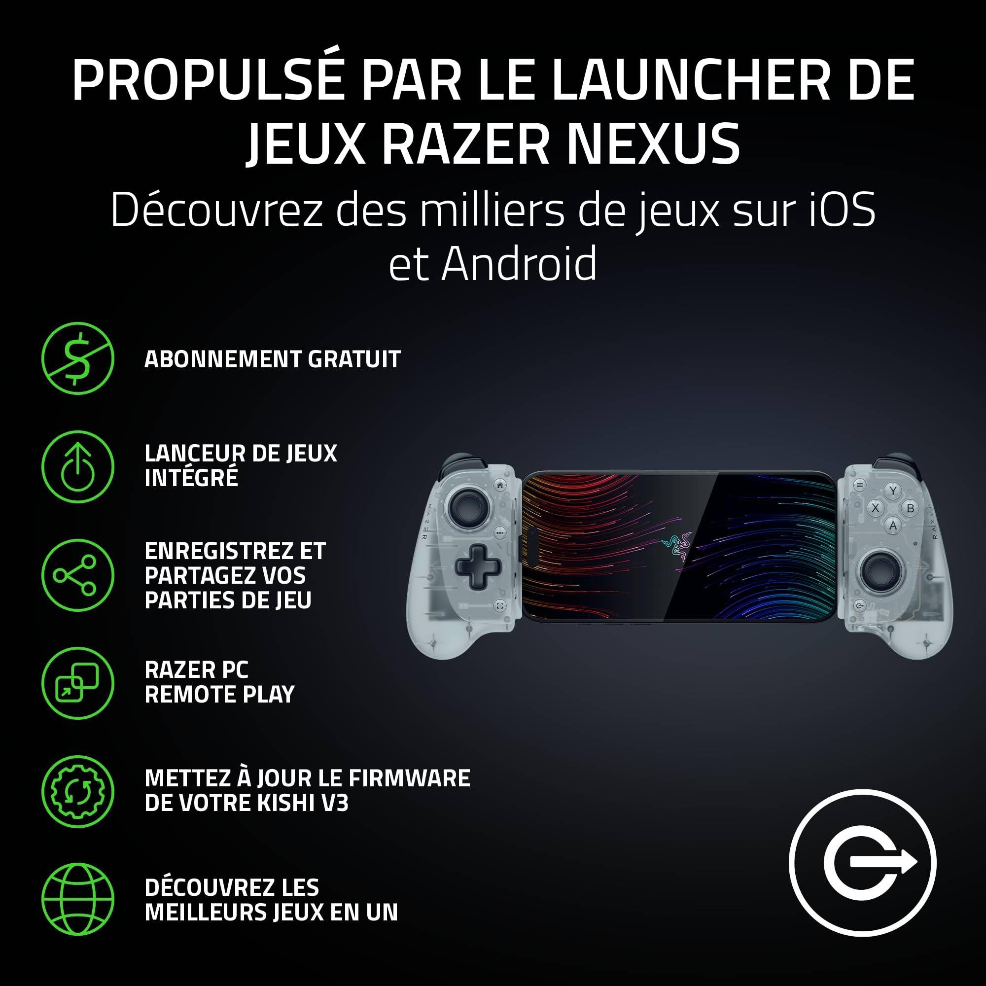 razer-kishi-v3-phantom-white-manette-mobile-pleine-taille-usb-c-pour-iphone-15-1 image 6