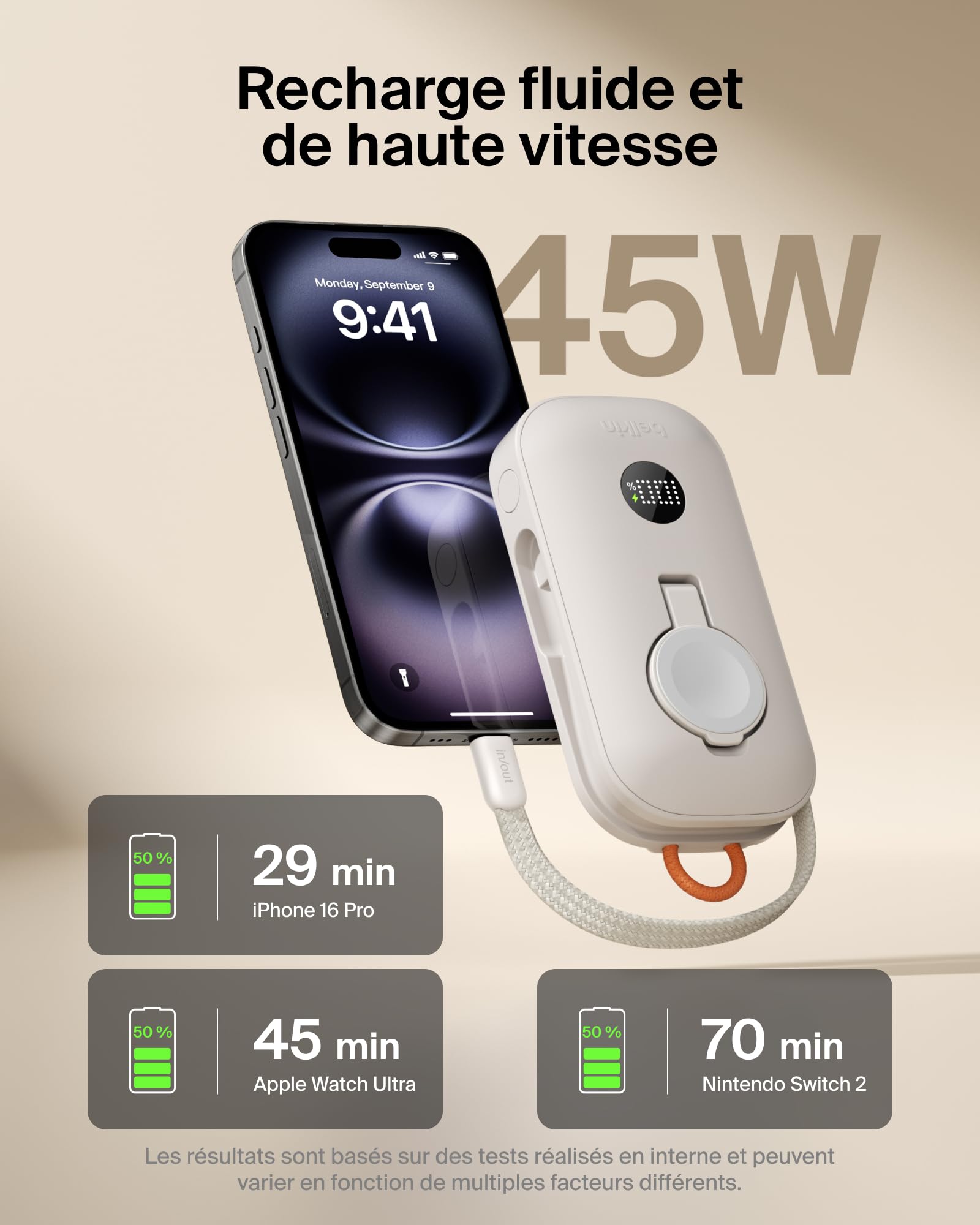 belkin-boostcharge-pro-batterie-externe-10000-mah-45w-avec-module-de-recharge-ap image 4